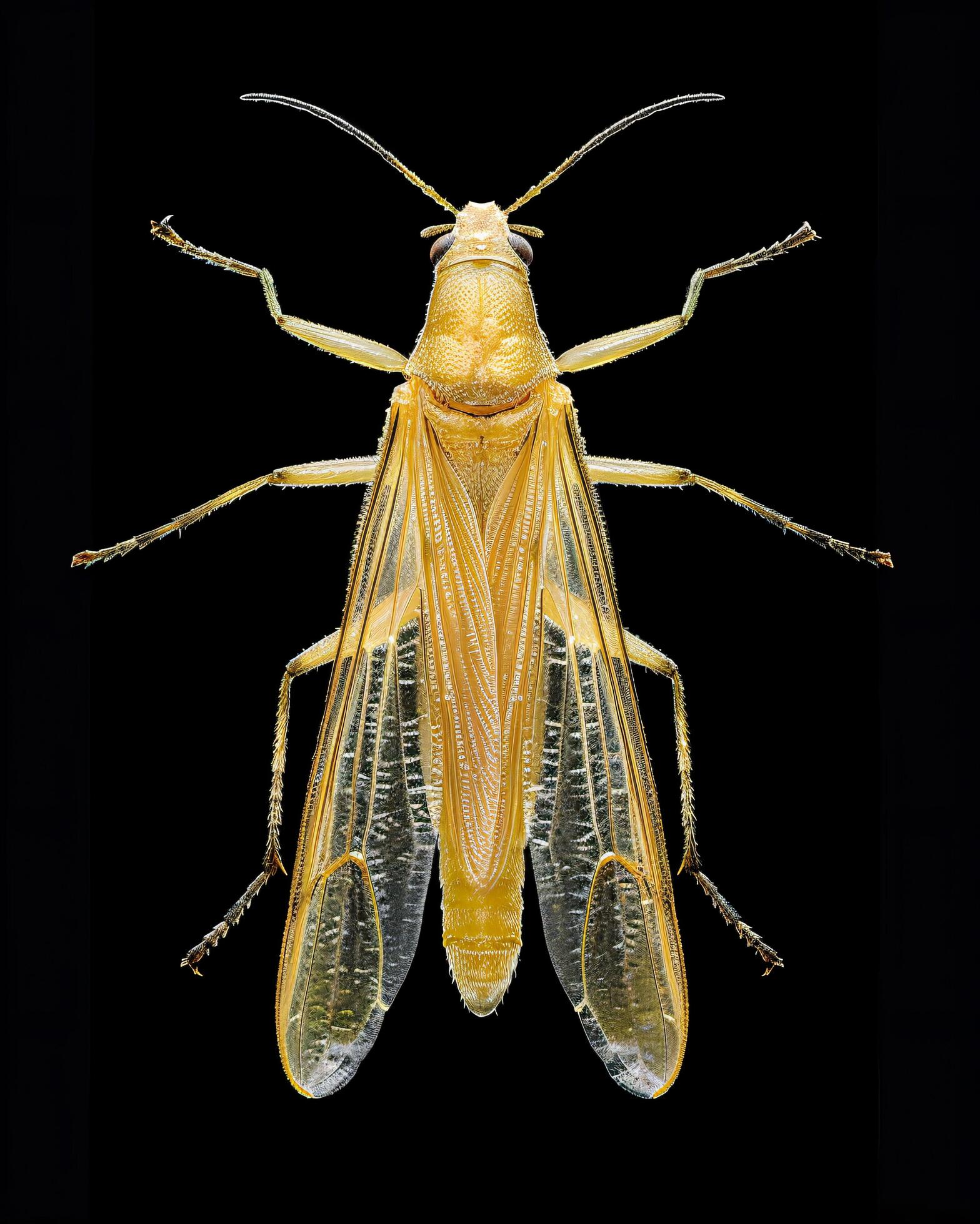 High-Resolution Close-Up Images of Various Insects on Black Background Stock Free