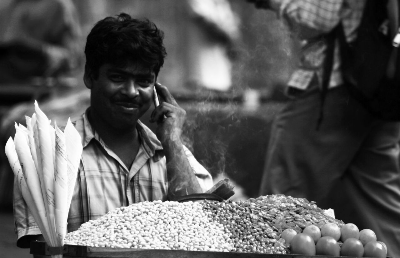 Roadside Vendor India Stock Free