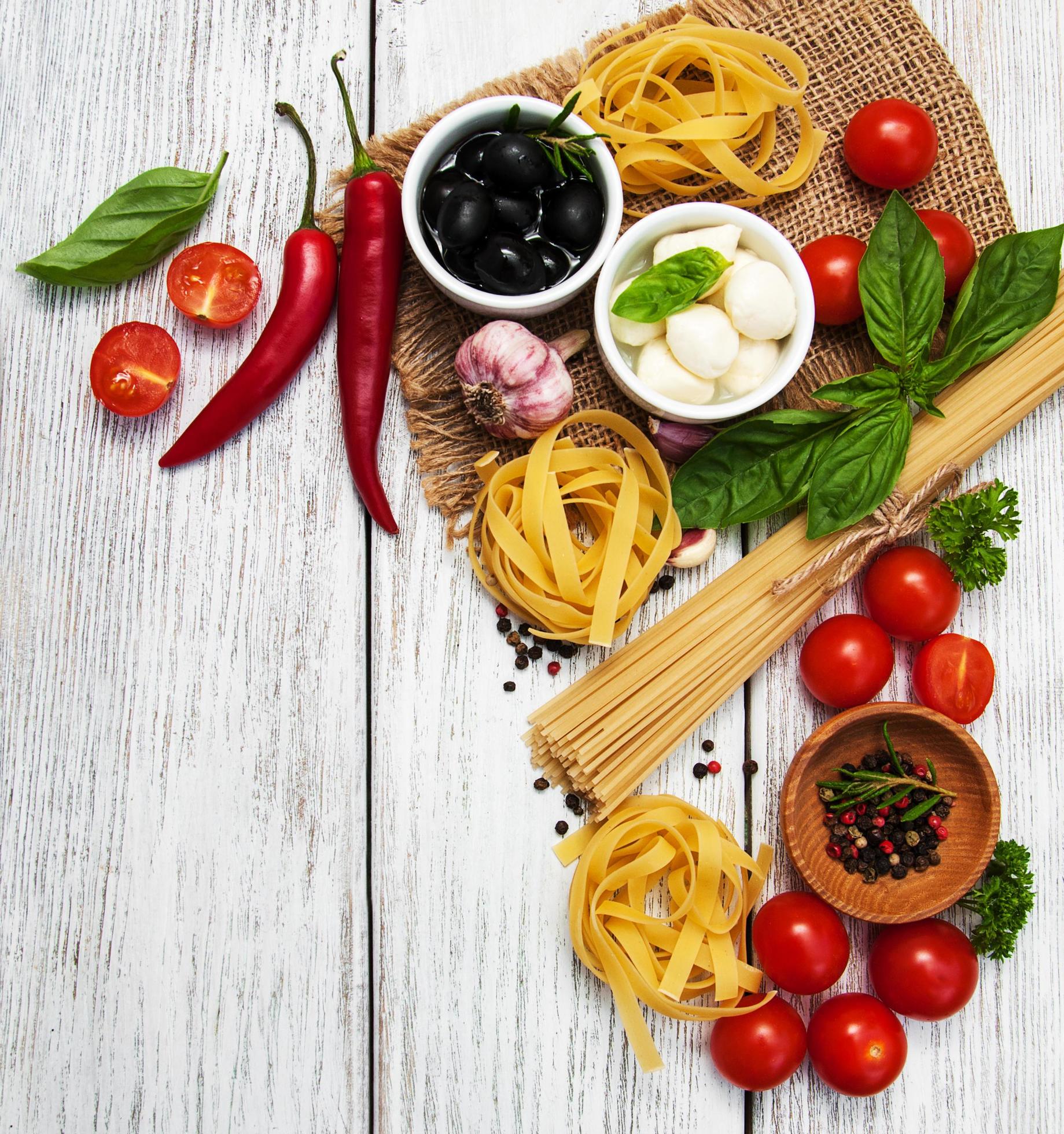 italian food ingredients Stock Free