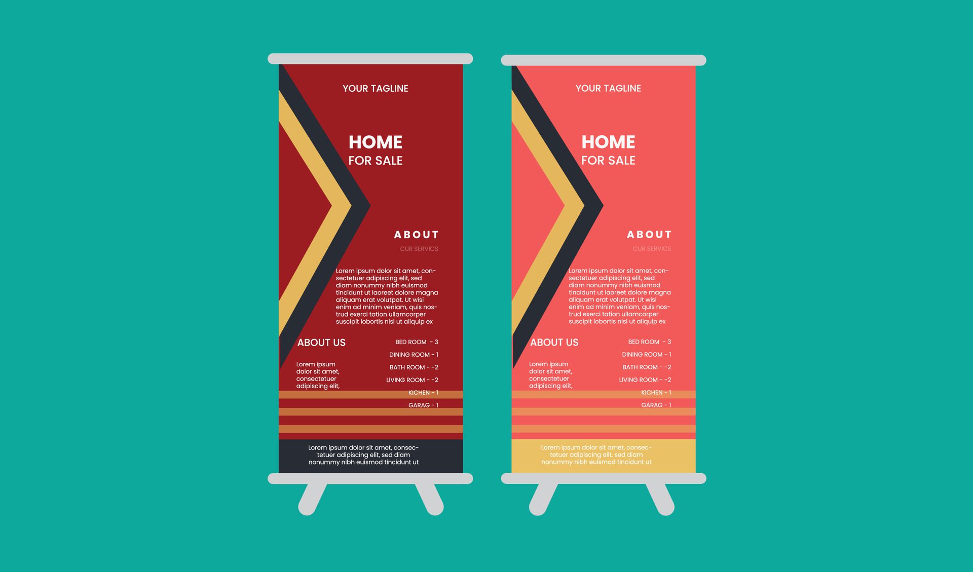 ROLL UP BANNER DESIGN Free Vector