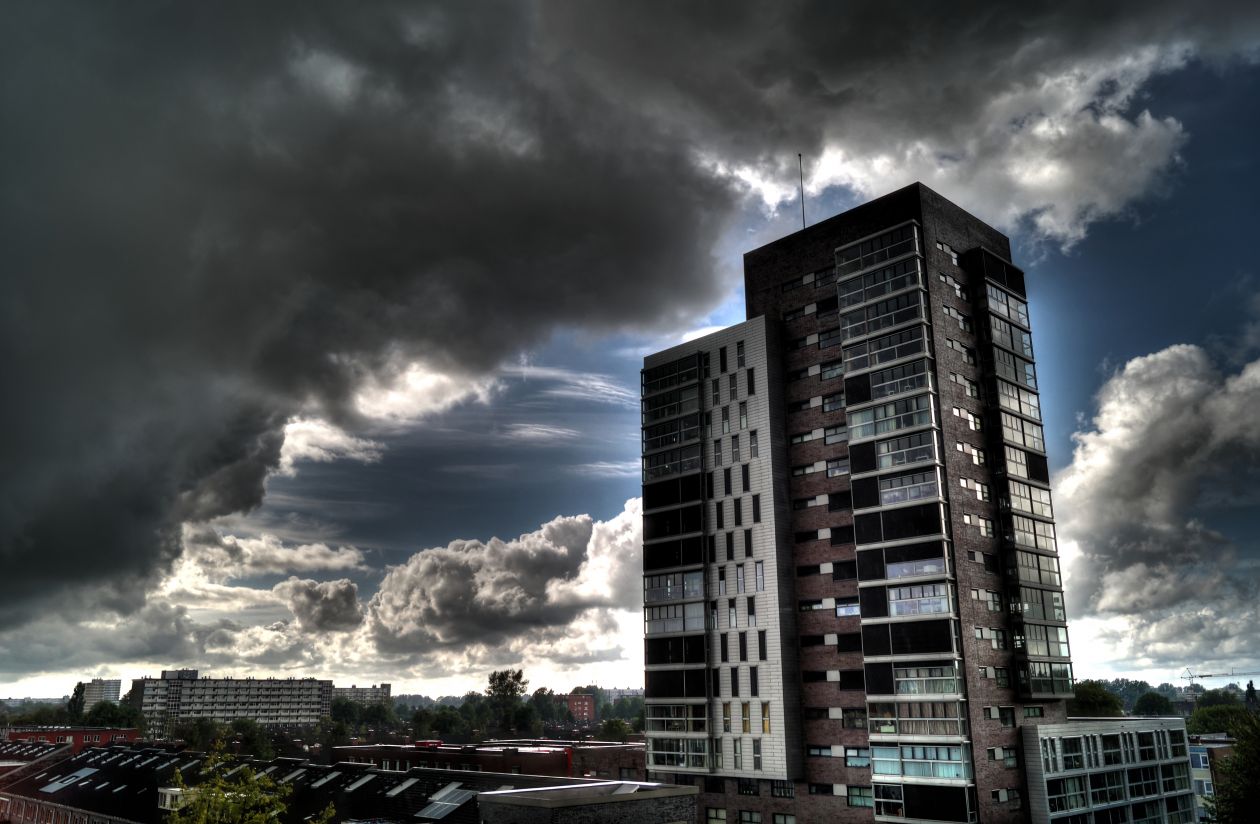 Intens clouds in HDR Stock Free