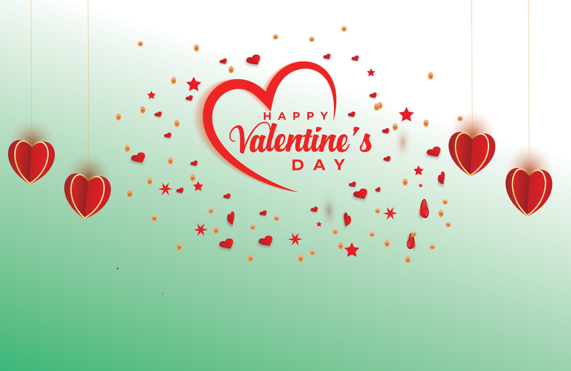 Happy Valentine’s bay banner 2024 Free Vector