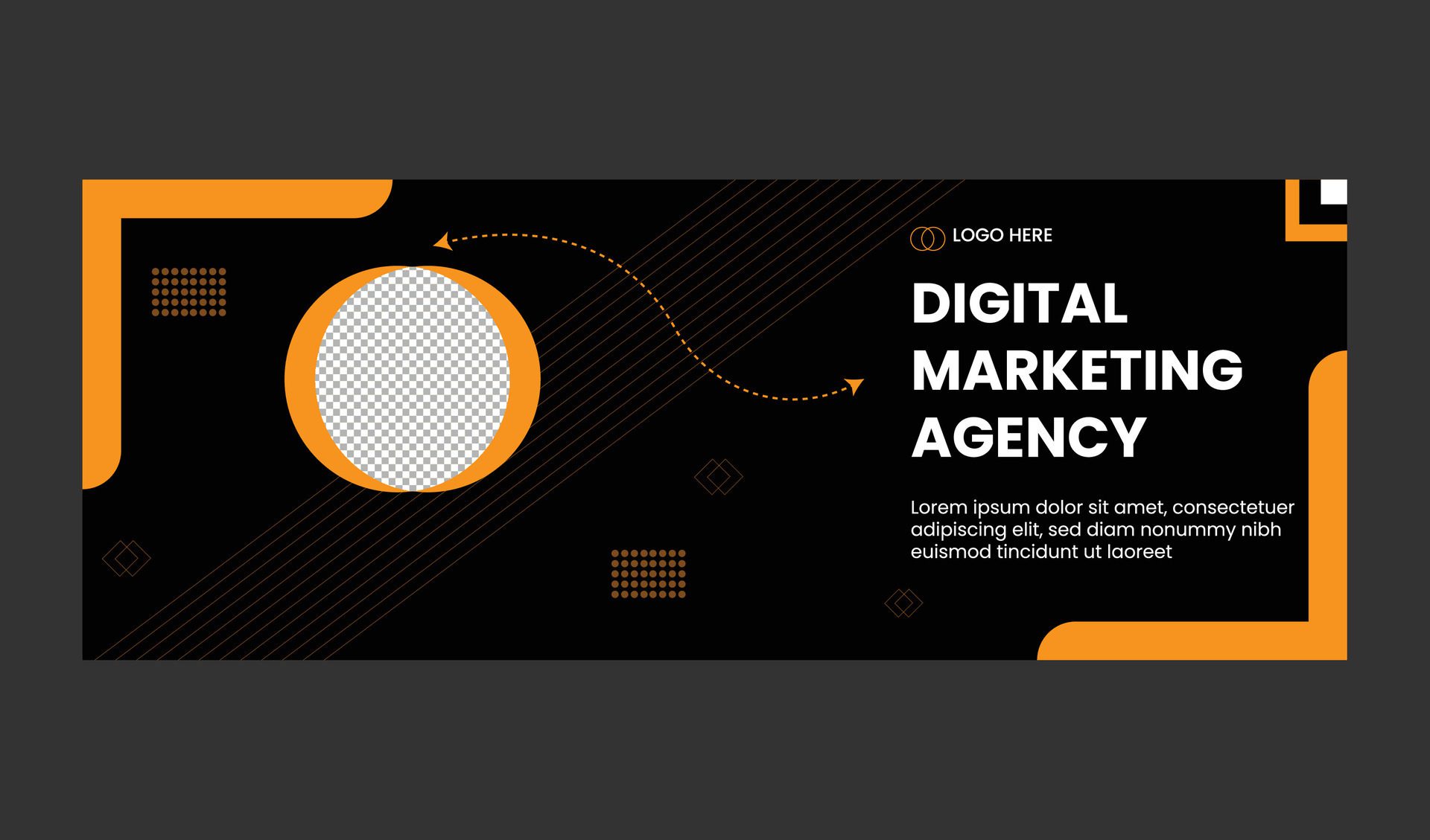 DIGITAL MARKETING WEB BANNER Free Vector