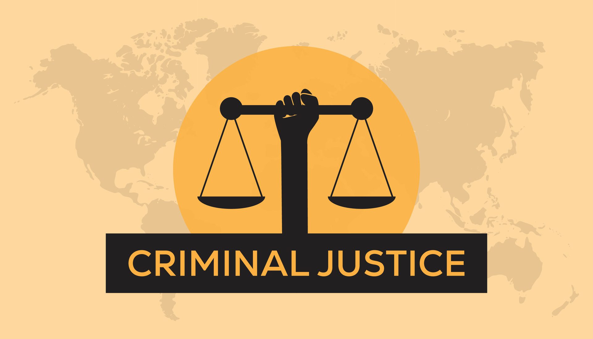 International Criminal Justice Day observed every year in July. Template for background, banner, card, poster with text inscription. Free Vector