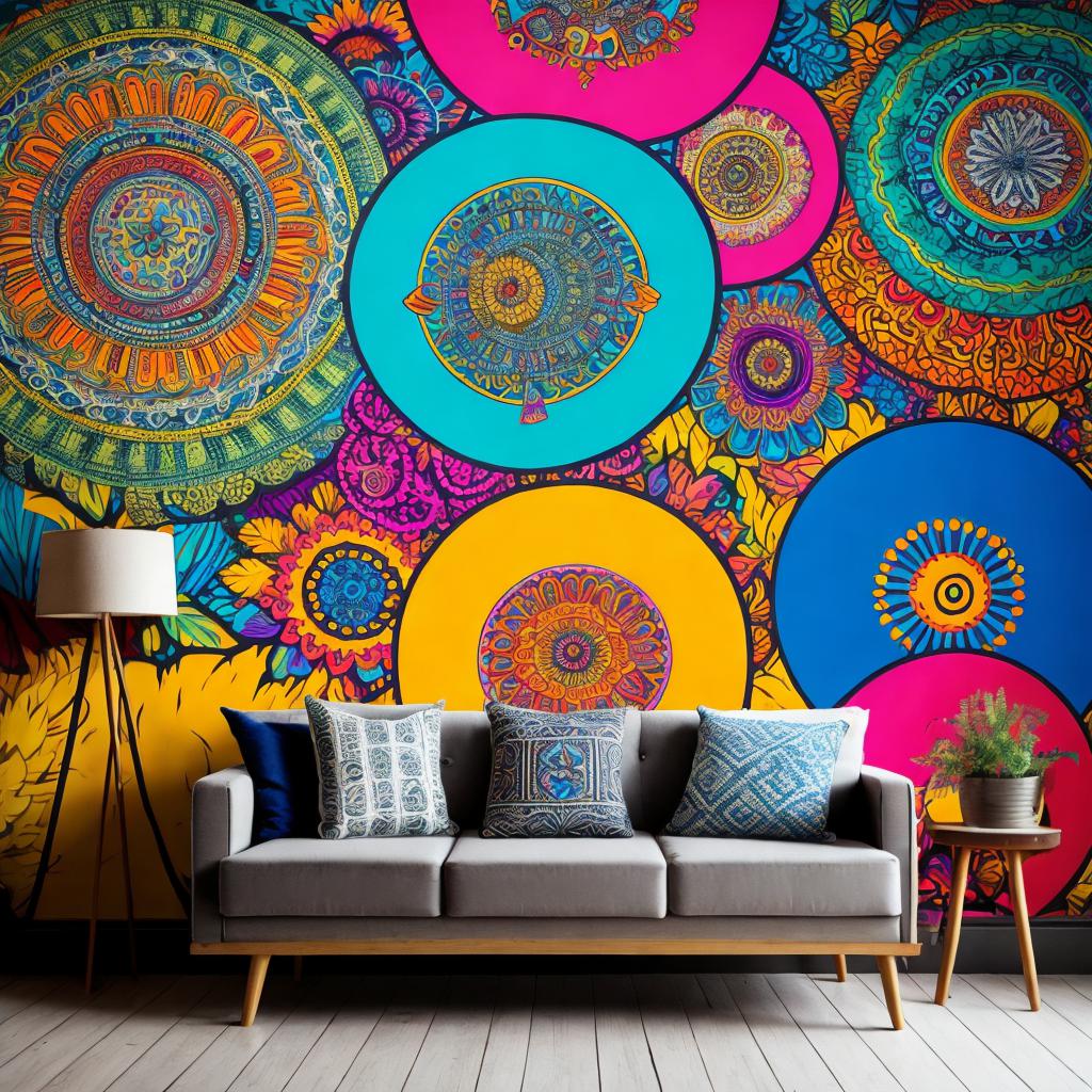 Eclectic, vibrant, Bohemian, global by @ai_generated