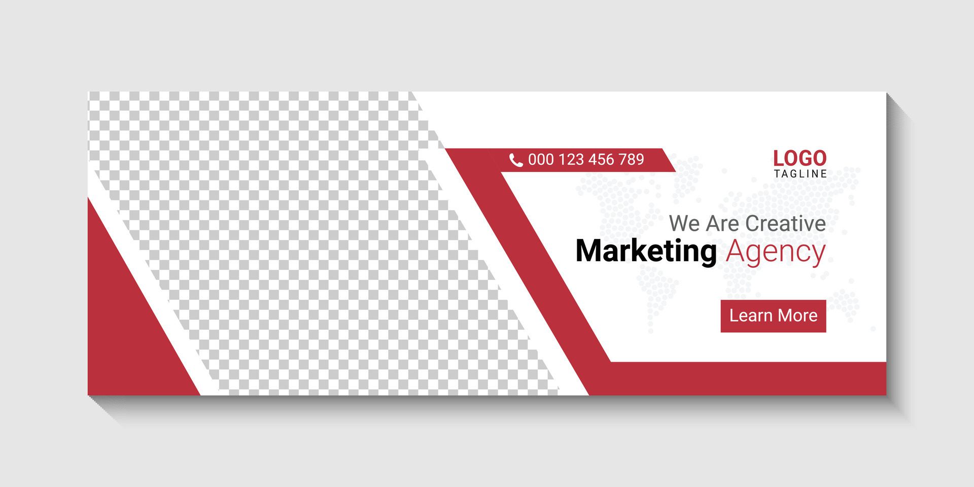 digital marketing corporate social media web banner design template Free Vector