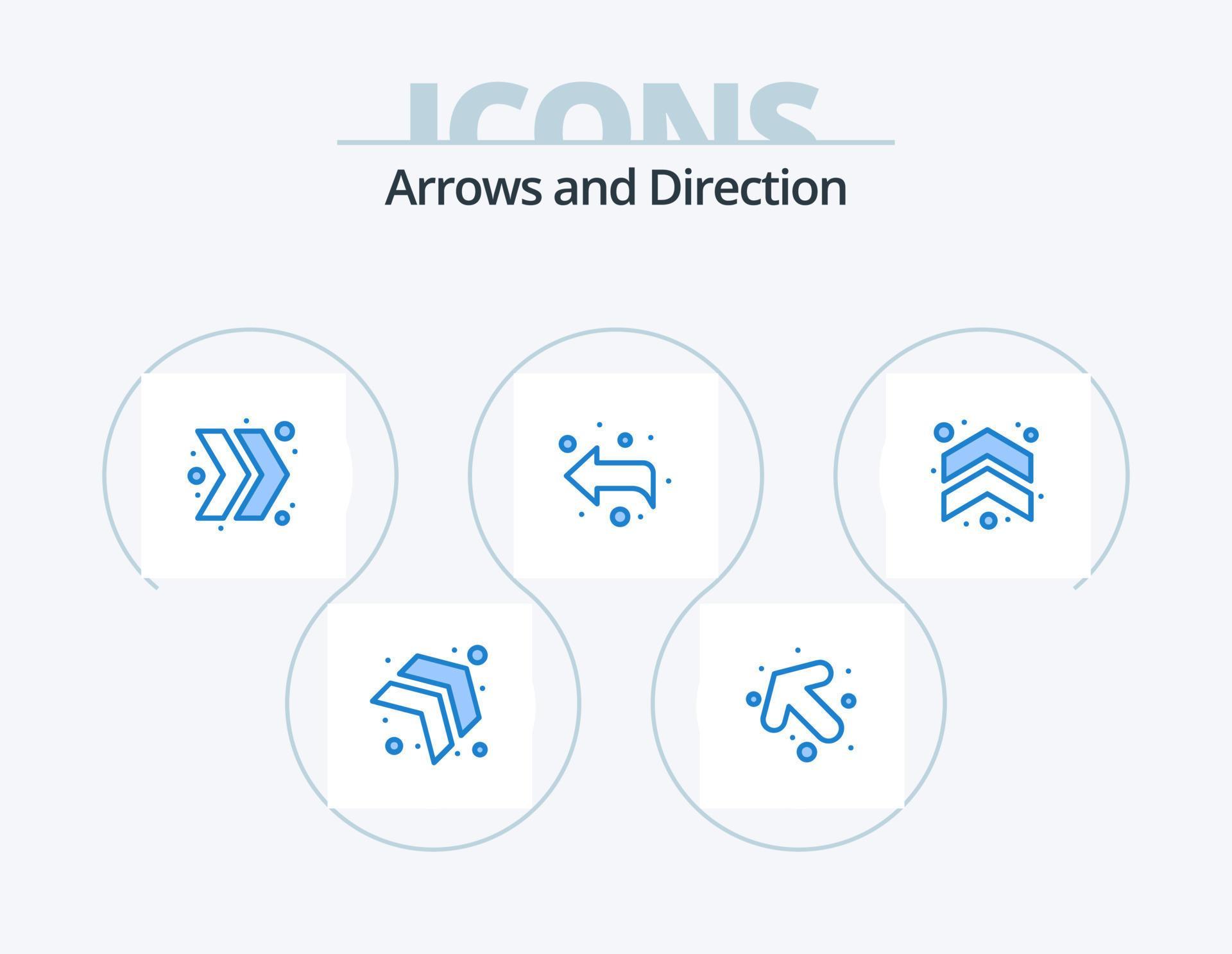 Arrow Blue Icon Pack 5 Icon Design. . direction. right. up. arrow Stock Free