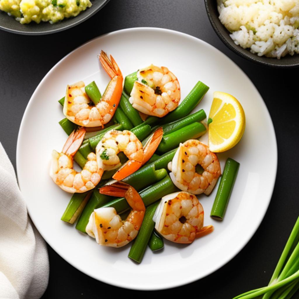 Garlic Butter Shrimp by by @ai_generated