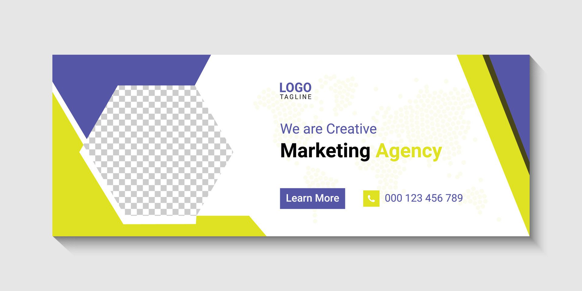 digital marketing corporate social media web banner design template Free Vector