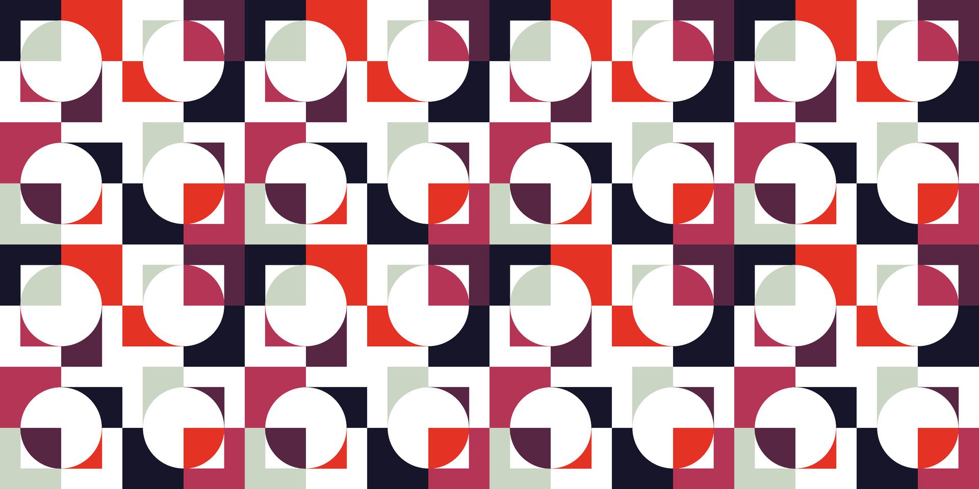 Geometric seamless pattern design minimalist. circle asbtract Illustration Free Vector