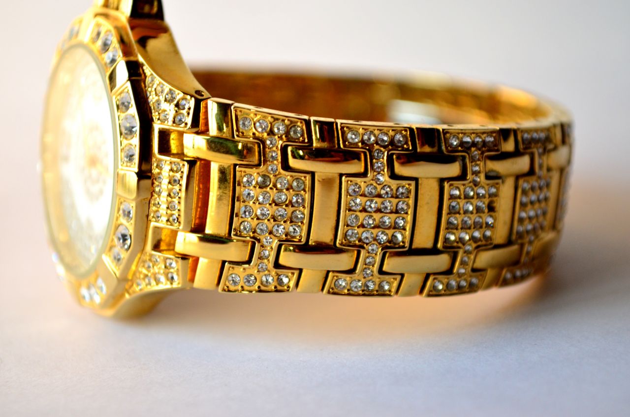 Gold Expensive Watch Stock Free