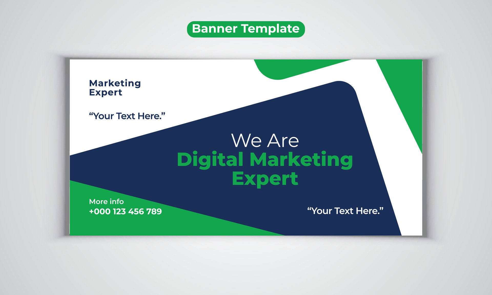 Digital marketing agency business banner design vector template Free Vector