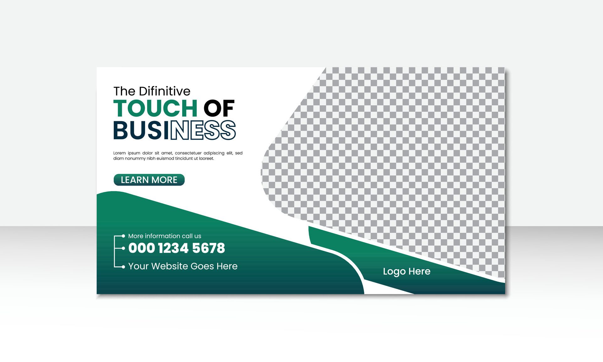 Corporate business promotion and creative web banner template. Free Vector