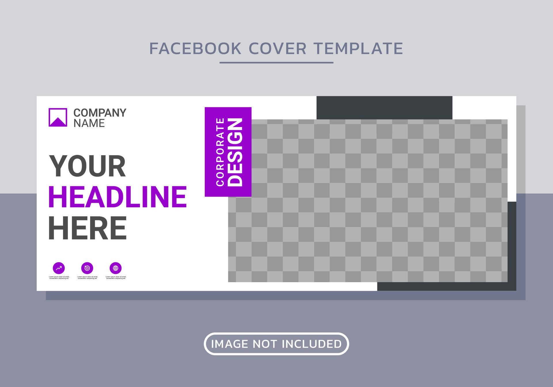 cover and web banner template Free Vector