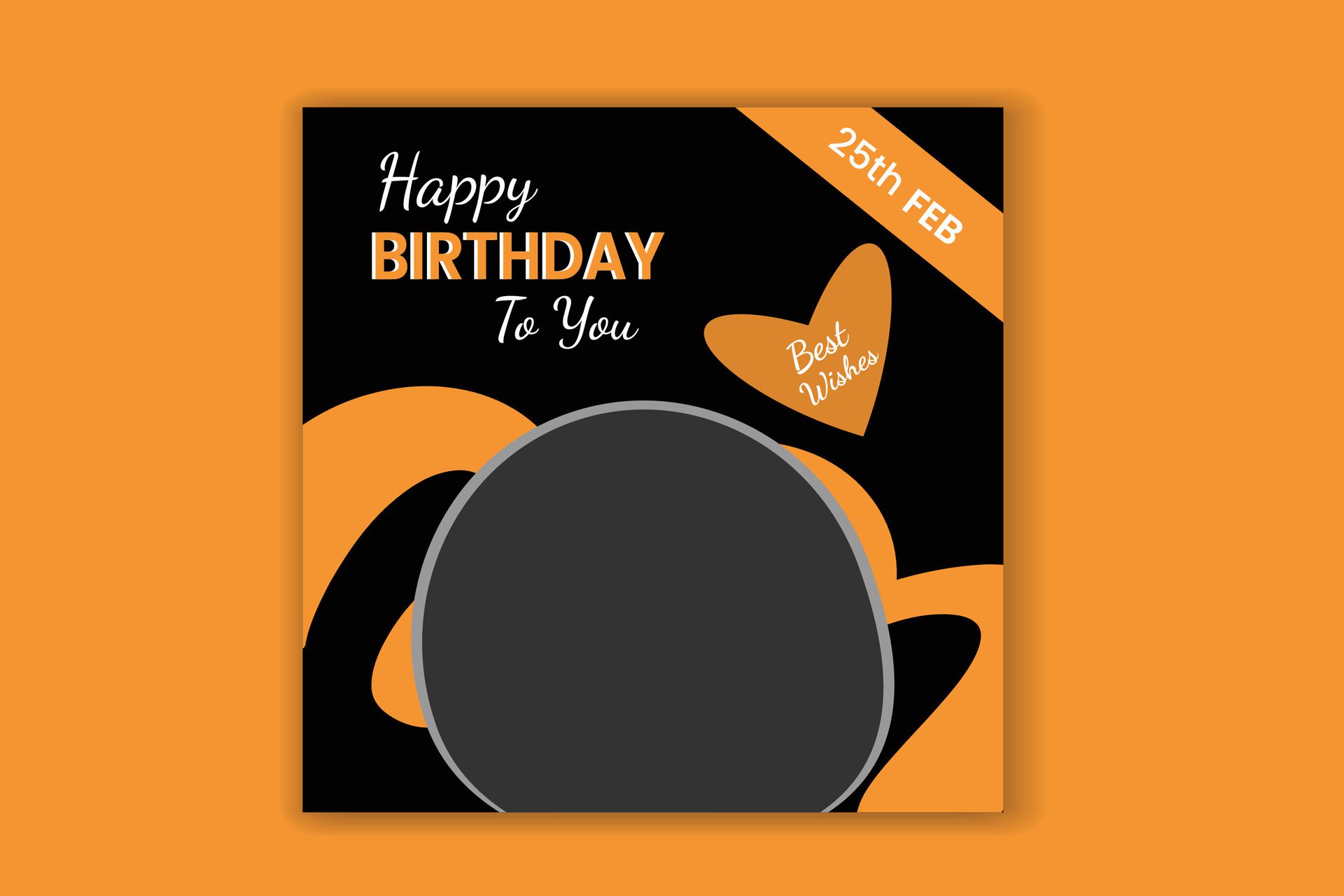 birthday social media post, birthday card design ,birthday banner Free Vector