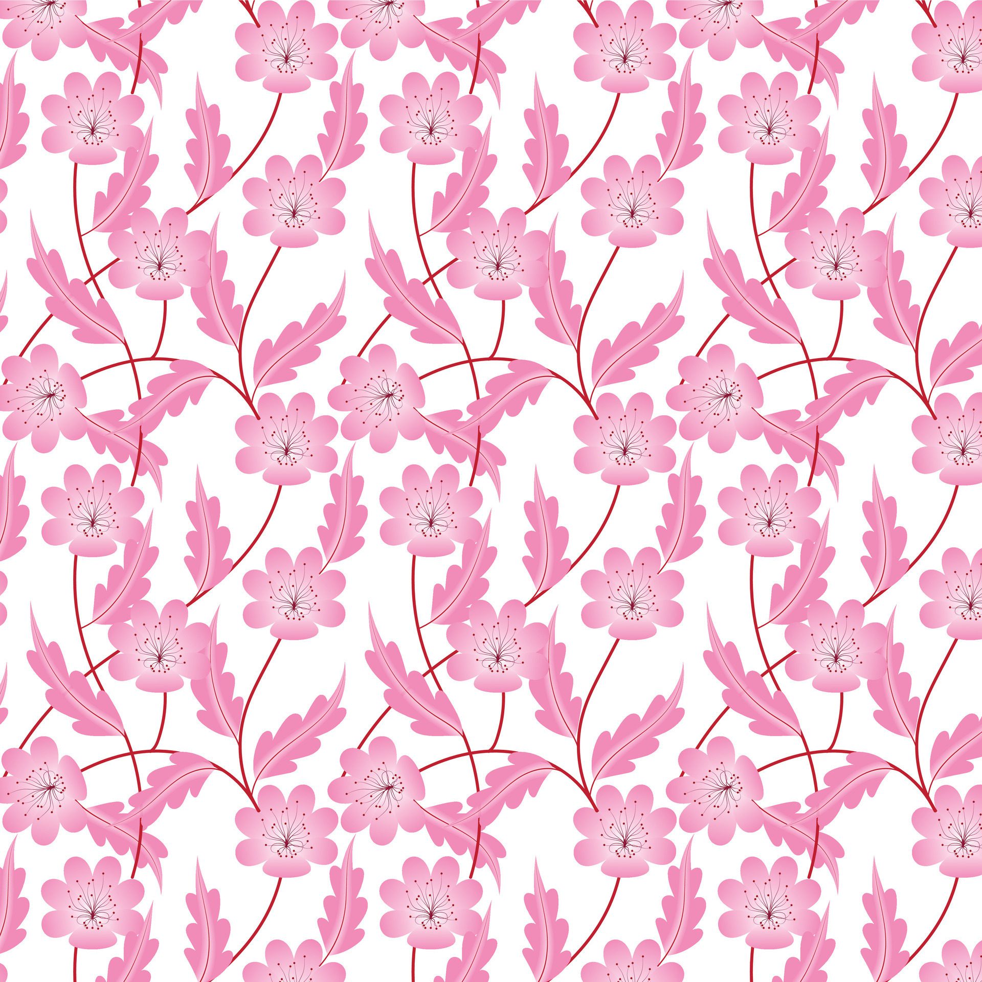 Fashionable pattern with small flowers. Floral seamless background for textiles, fabrics, covers, wallpapers, print, gift wrapping and scrapbooking. Free Vector