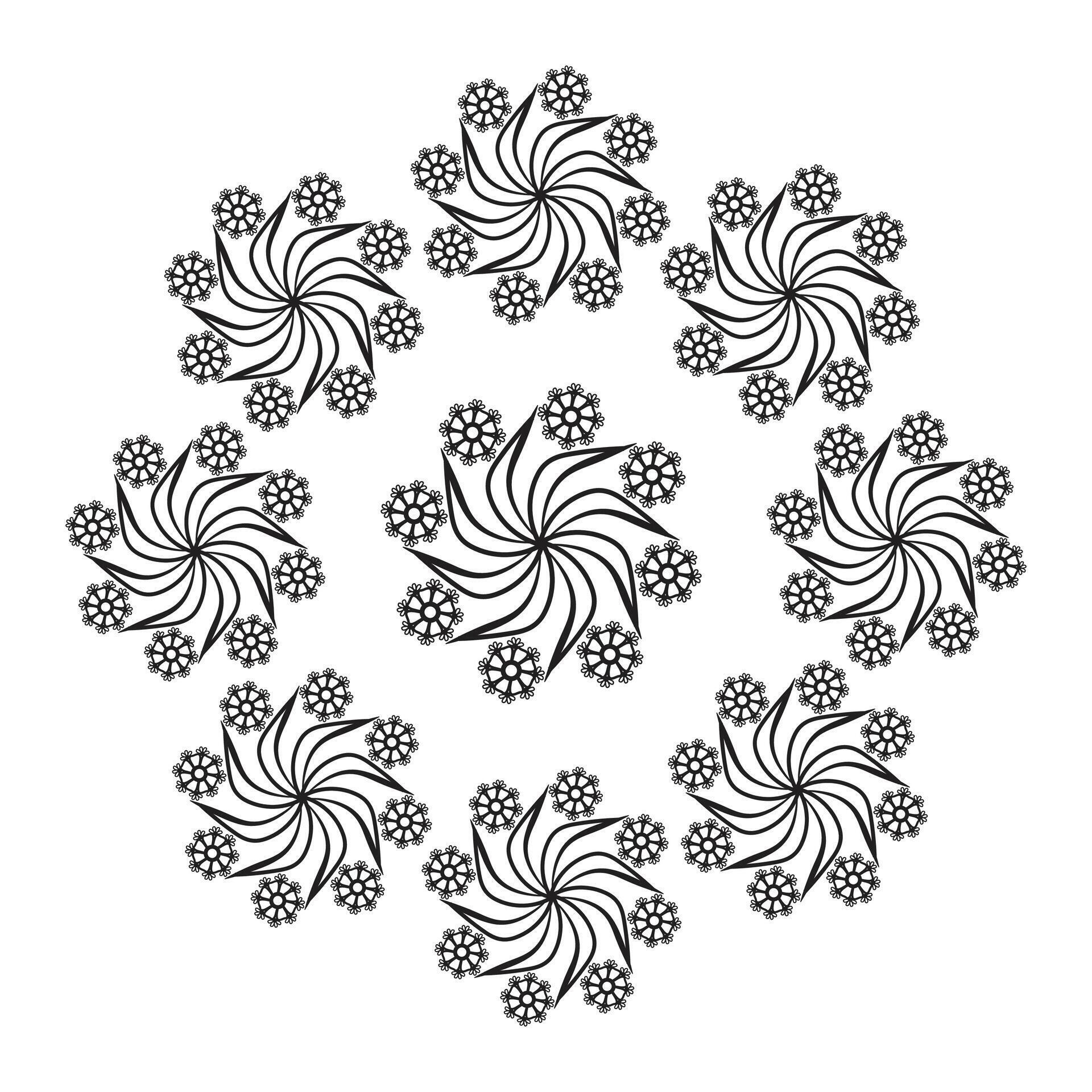 Creative unique flower floral vector eps mandala patterns for free download Stock Free