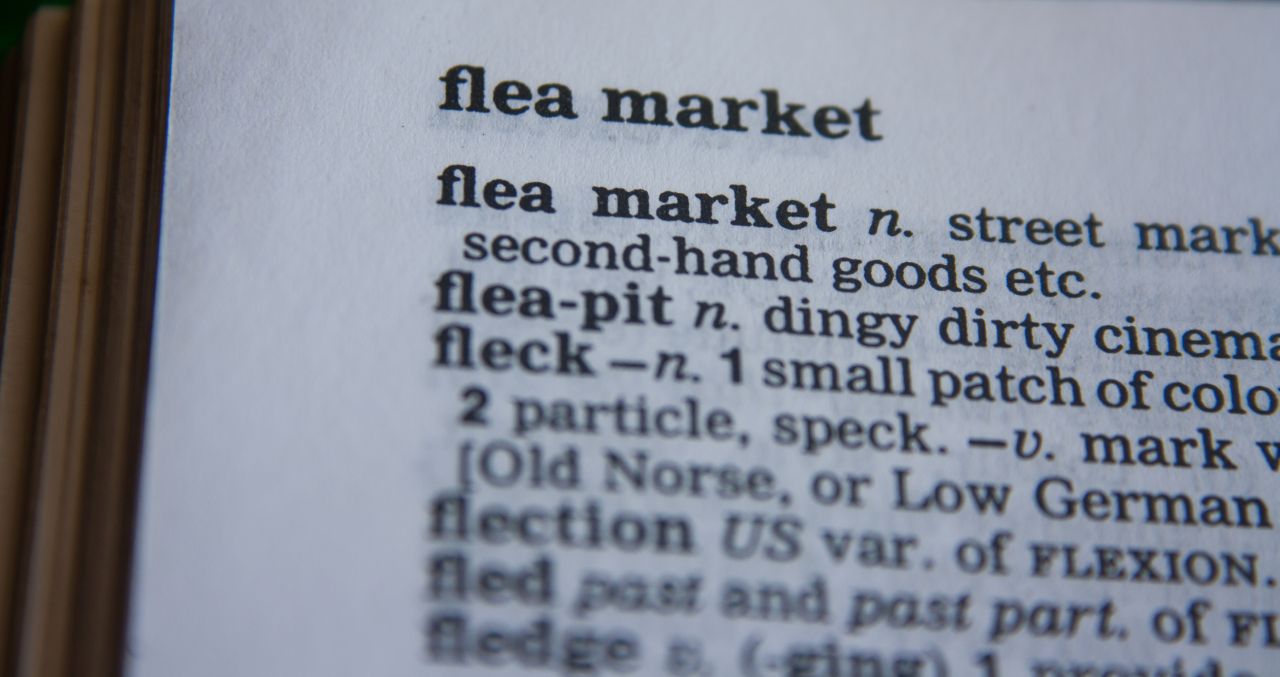 
									Flea Market Dictionary Stock Free