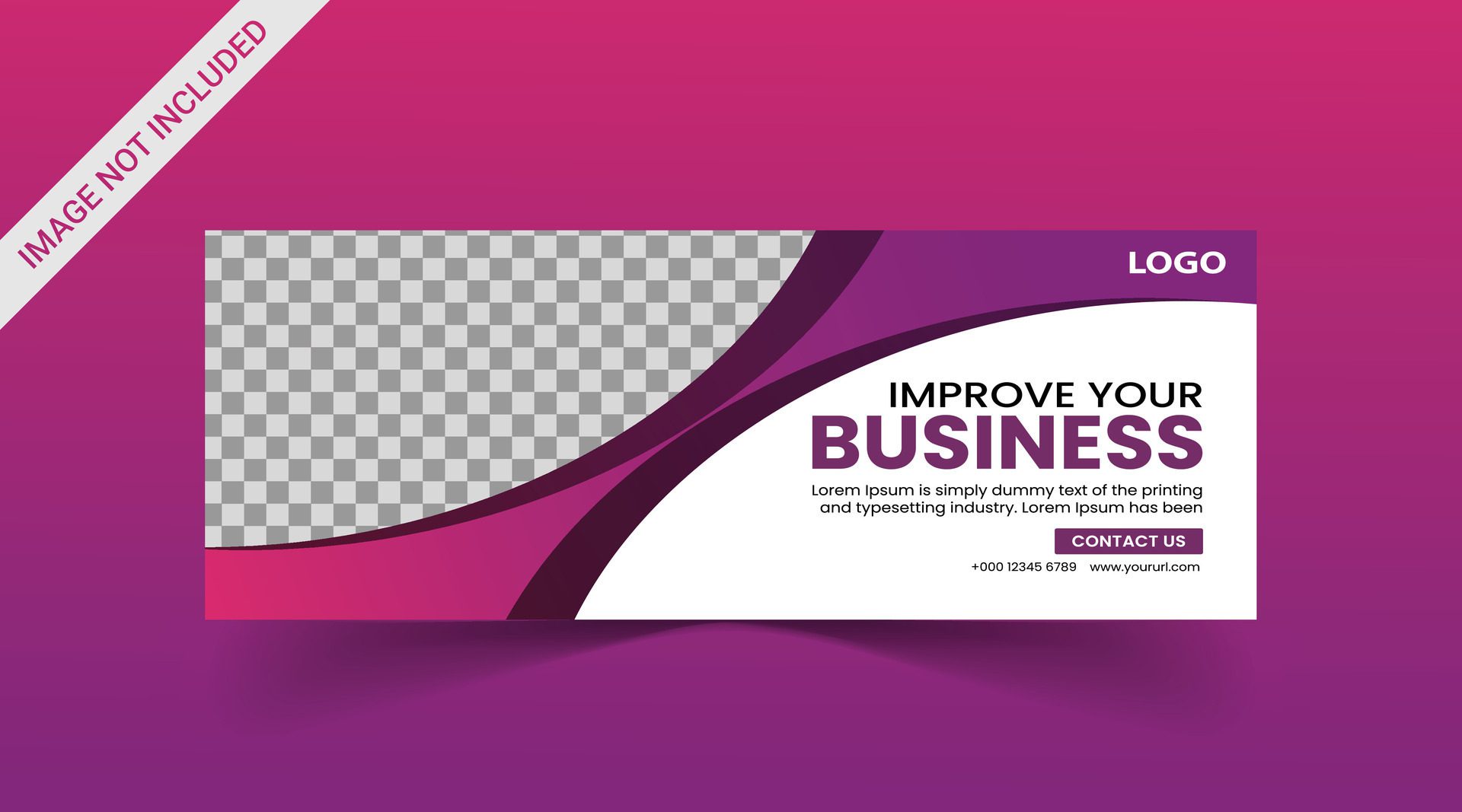 Marketing Social media cover banner, social media post, web banner, template Free Vector