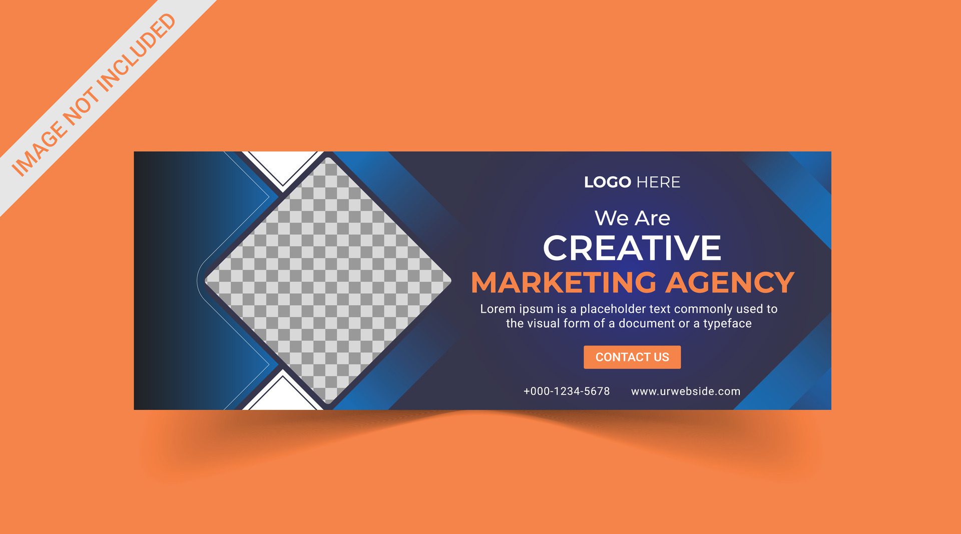 Marketing Social media cover banner, social media post, web banner, template Free Vector