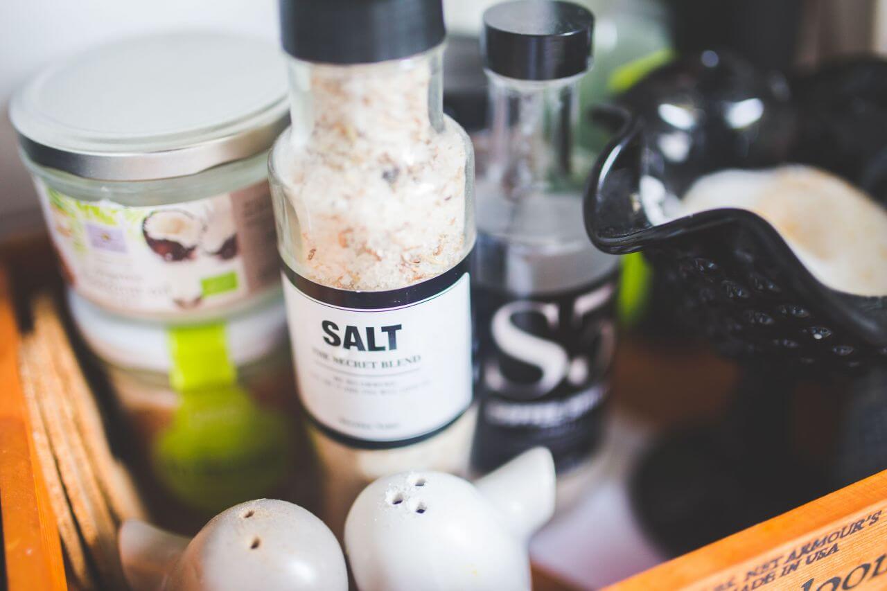 Salt and Cooking Condiments Stock Free