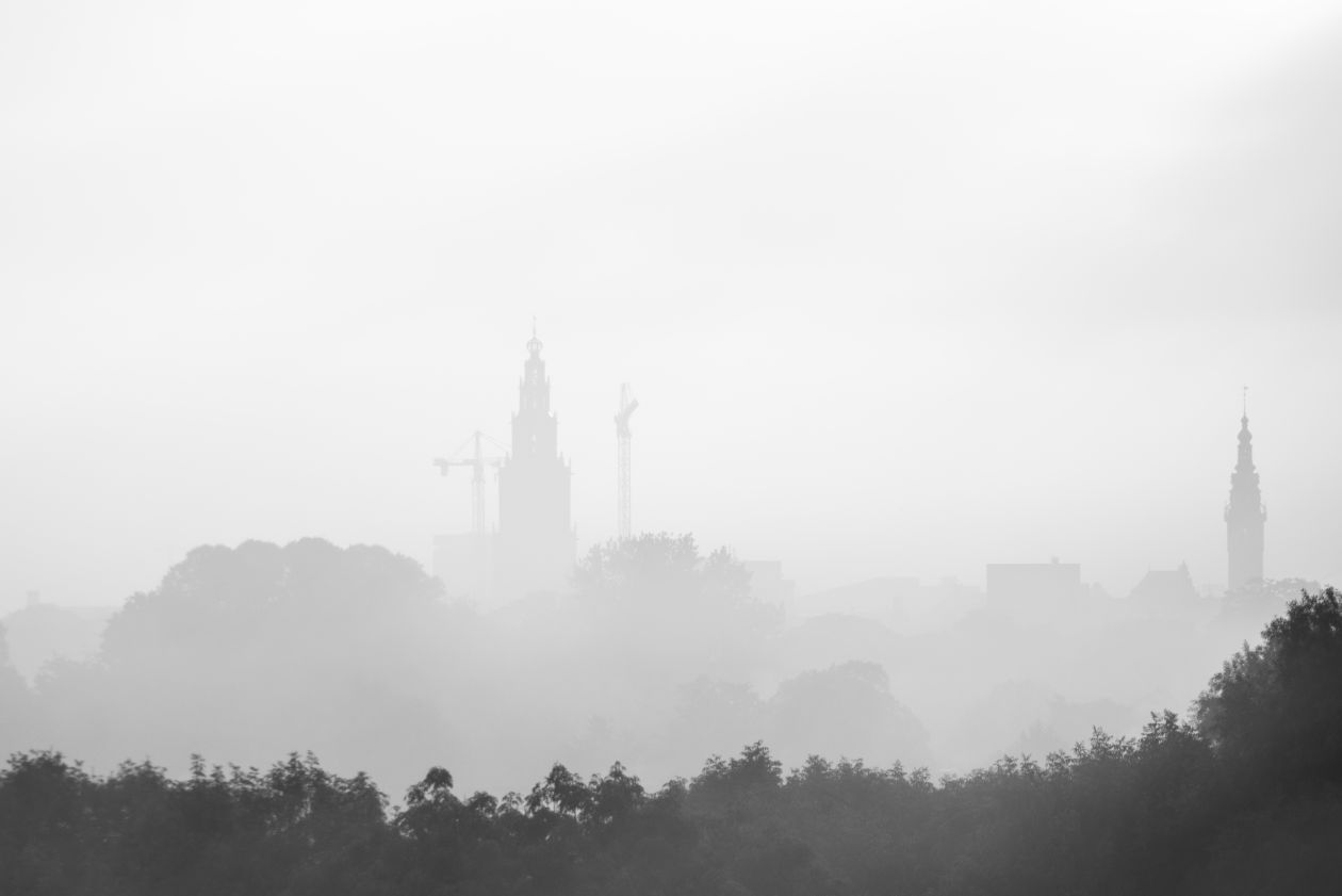 Groningen in Black and White Stock Free