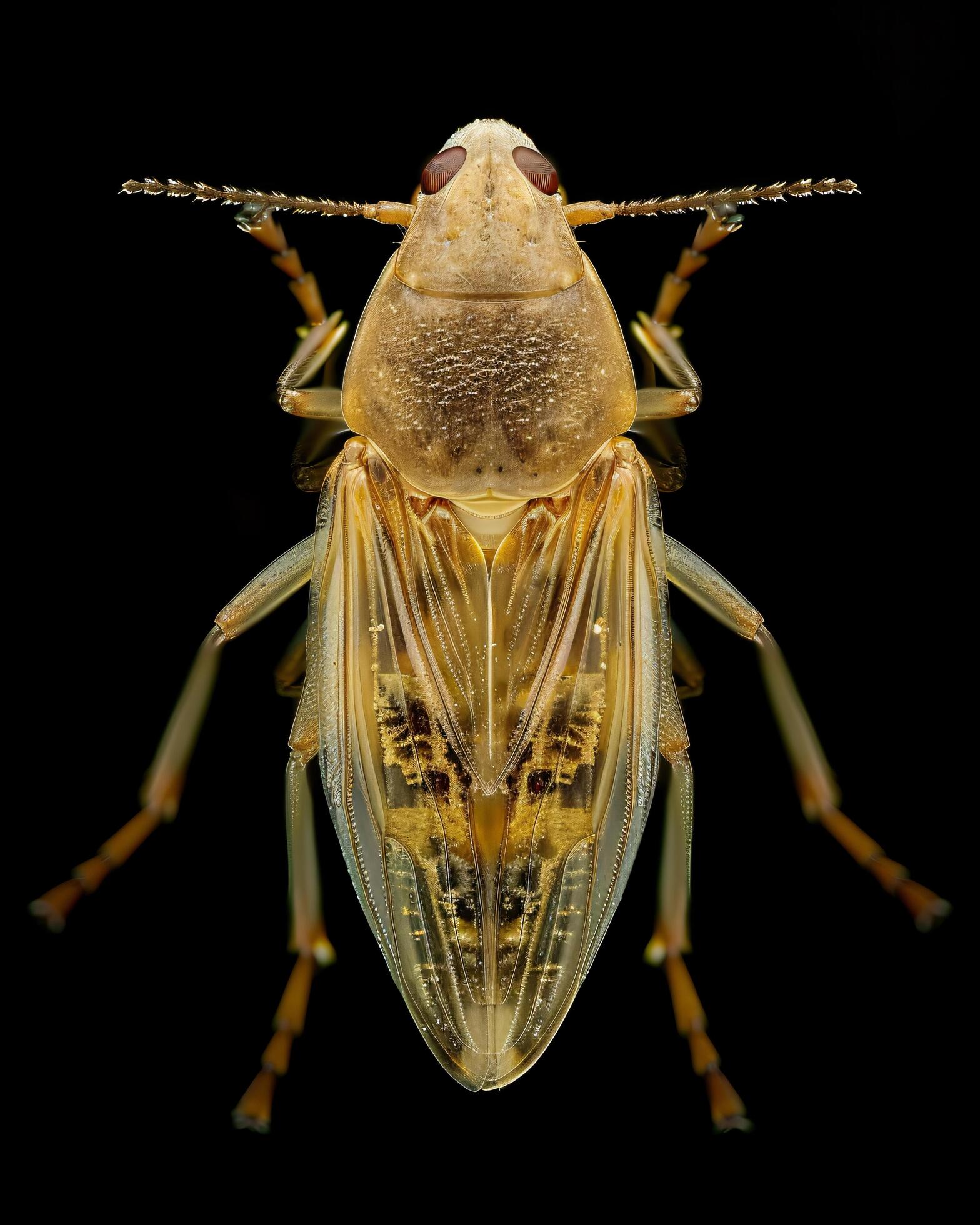 High-Resolution Close-Up Images of Various Insects on Black Background Stock Free