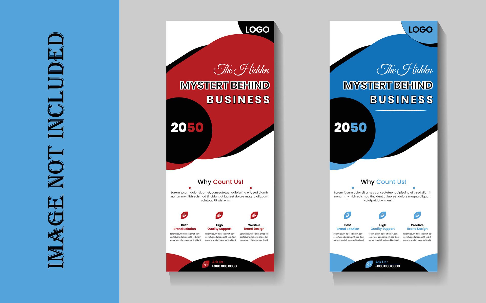 Business Roll up Banner Design Free Vector