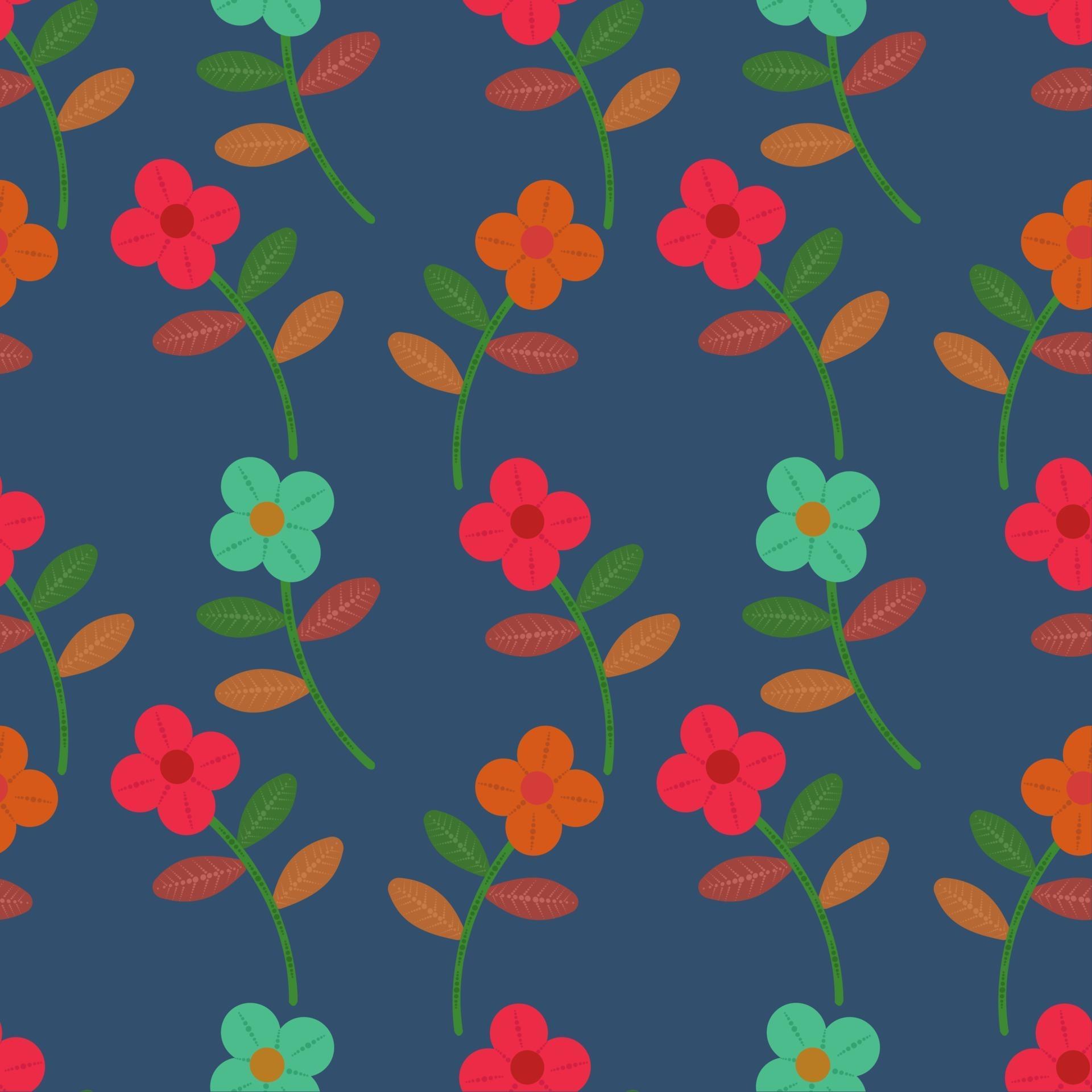 flower cute pattern seamles Stock Free