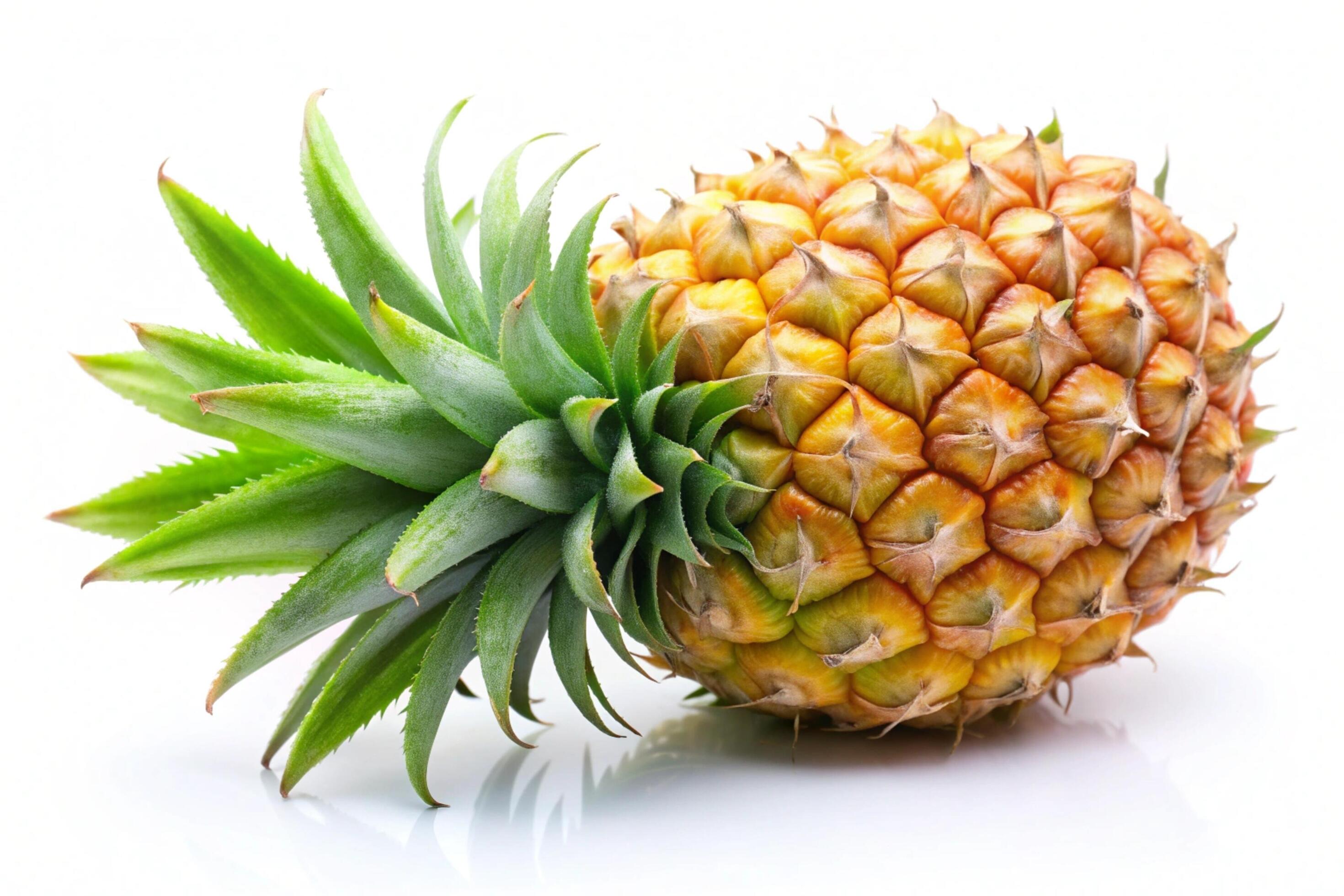 Pineapple isolated on white background Stock Free