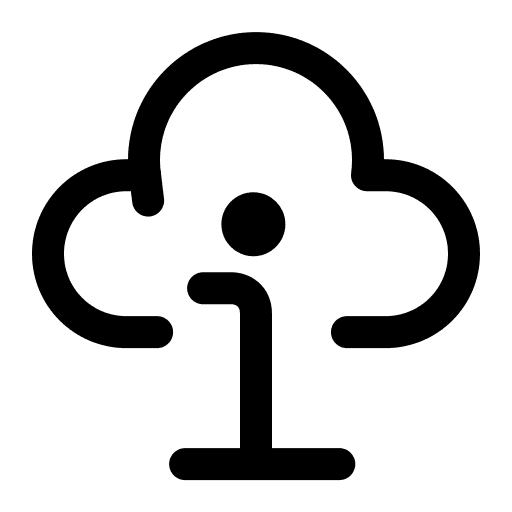 Cloud, information icon