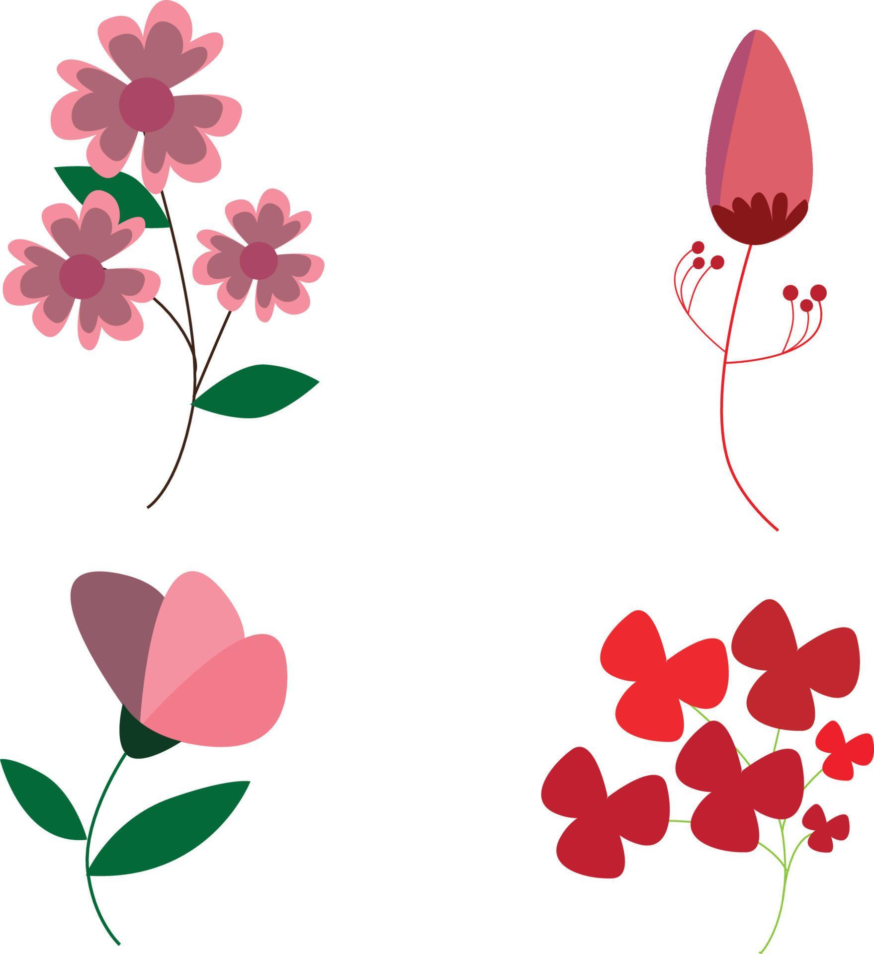 FLowers Art Illustration Stock Free