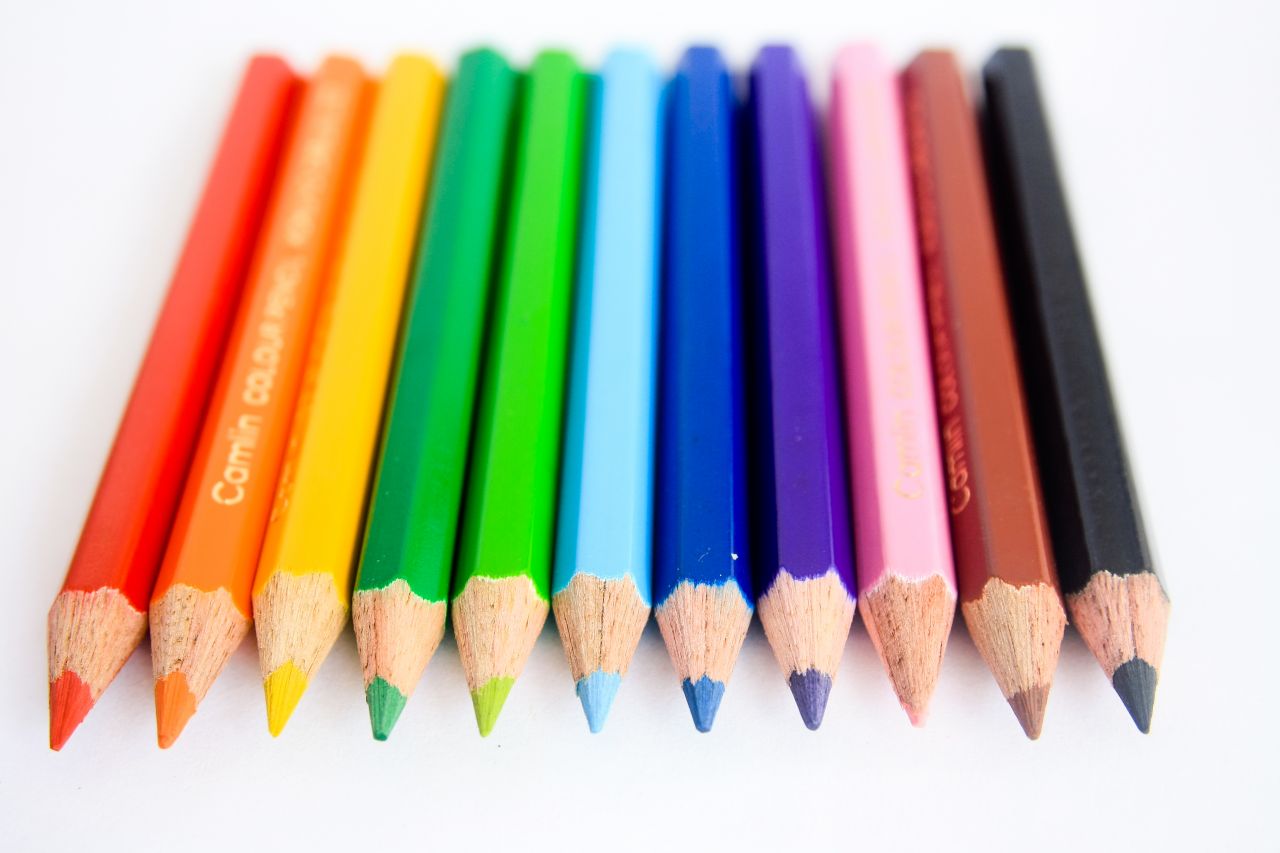 Lots Of Colors Pencils Stock Free