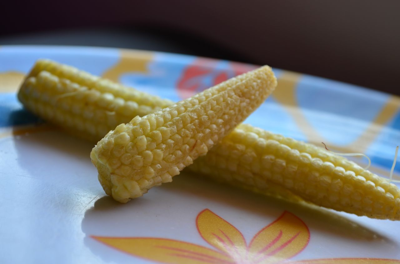 Baby Corn Sticks Stock Free