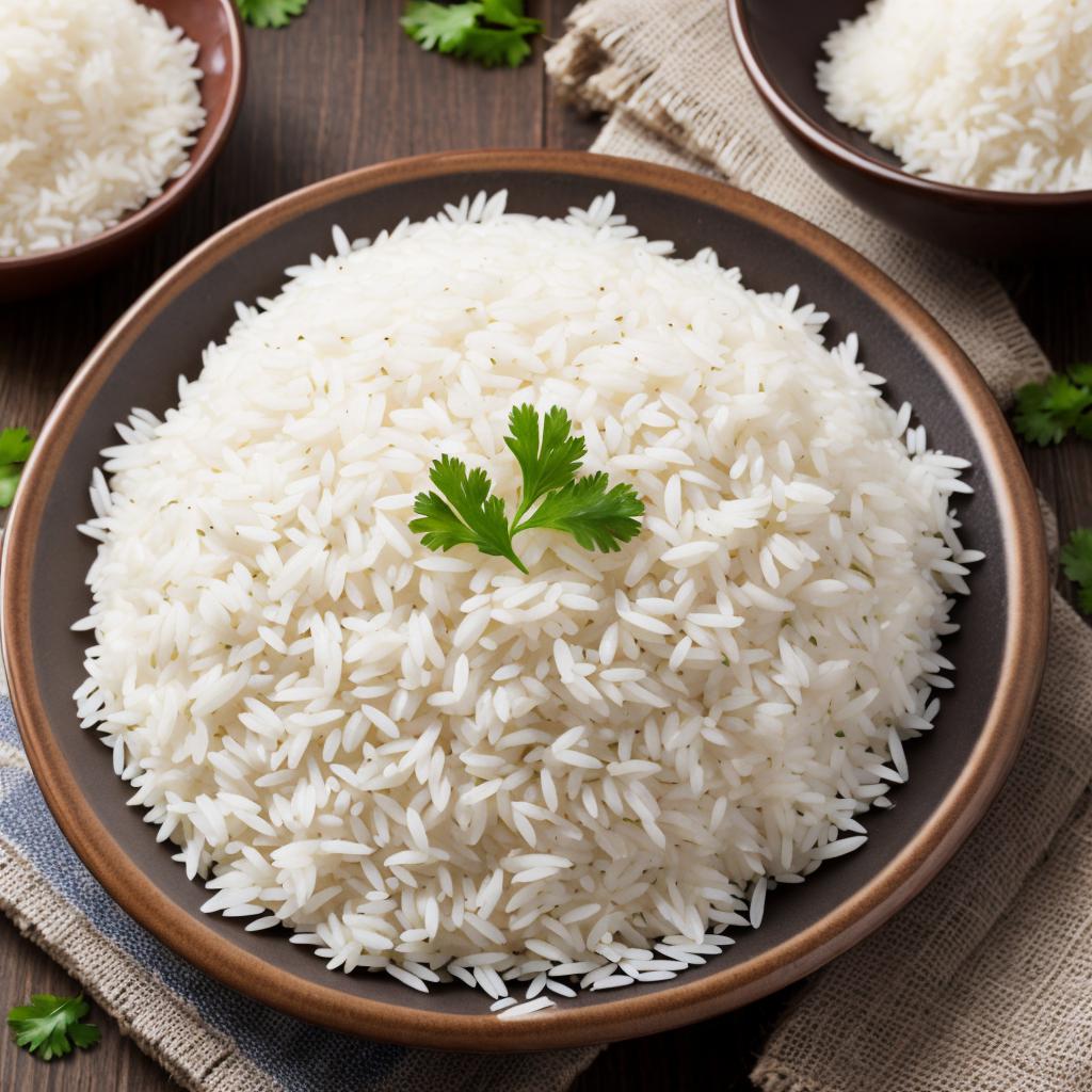 Basmati rice by @yhxe7p3u by @ai_generated