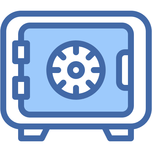 Safe, box, savings icon