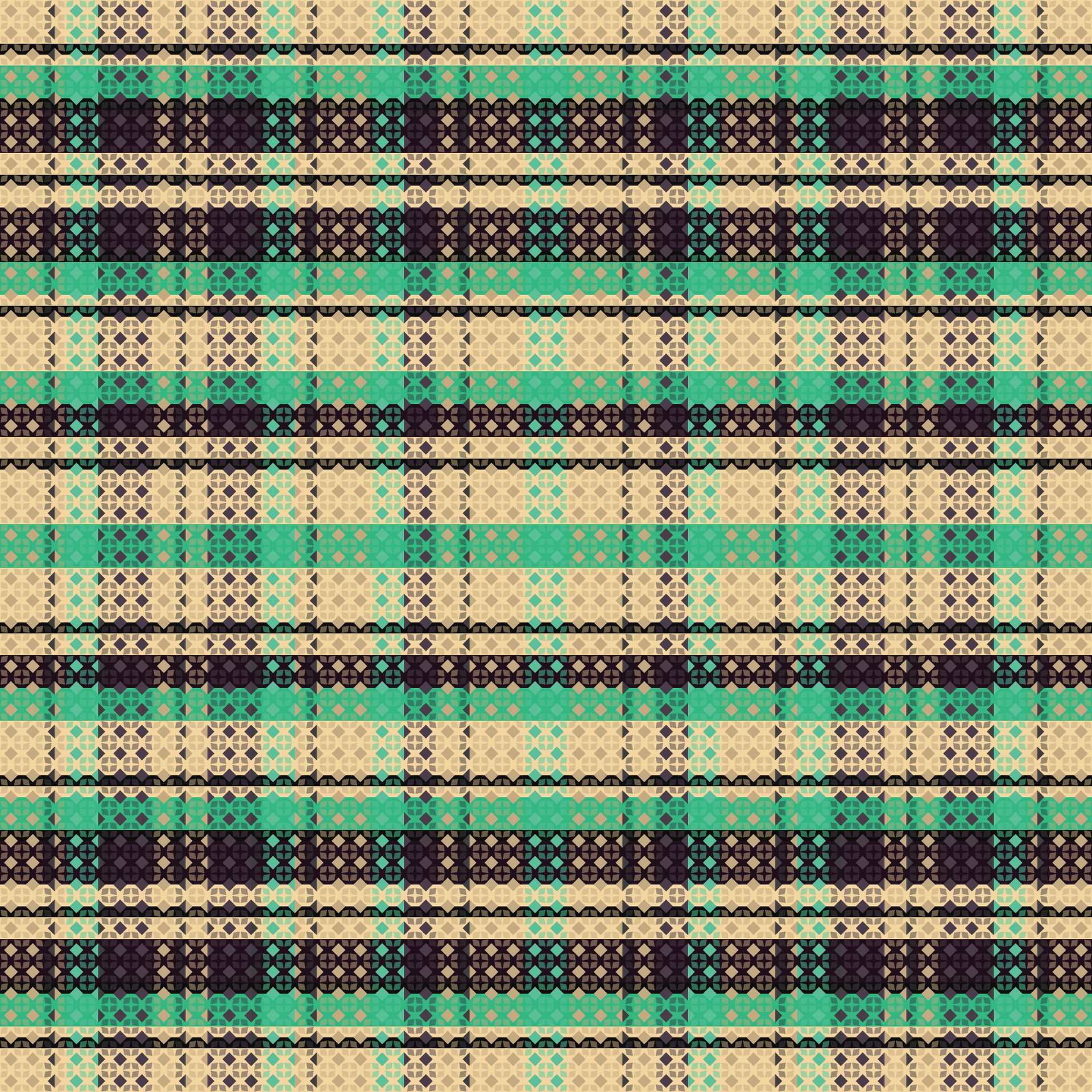 Tartan or plaid dark color pattern. Free Vector