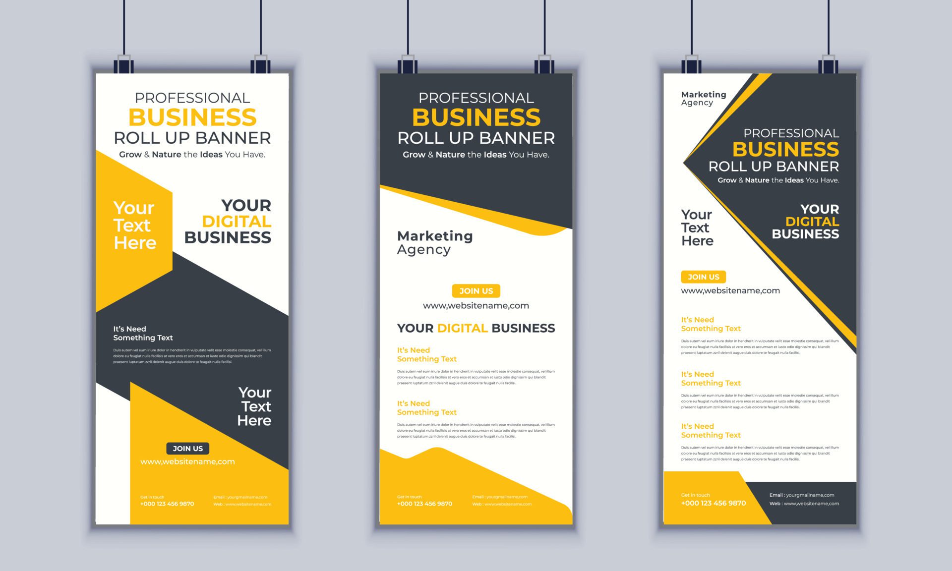 
									Corporate Business Roll up Banner Design, Multipurpose Roll Up Banner Standee Design, Vector Banner Template, Corporate Identity Print Template Free Vector