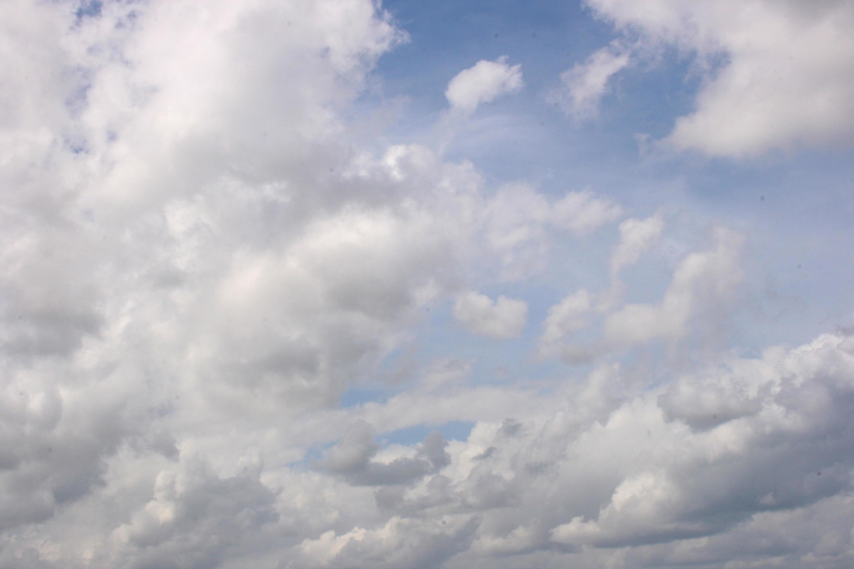 white cloud blue sky sunlight beauty nature Stock Free