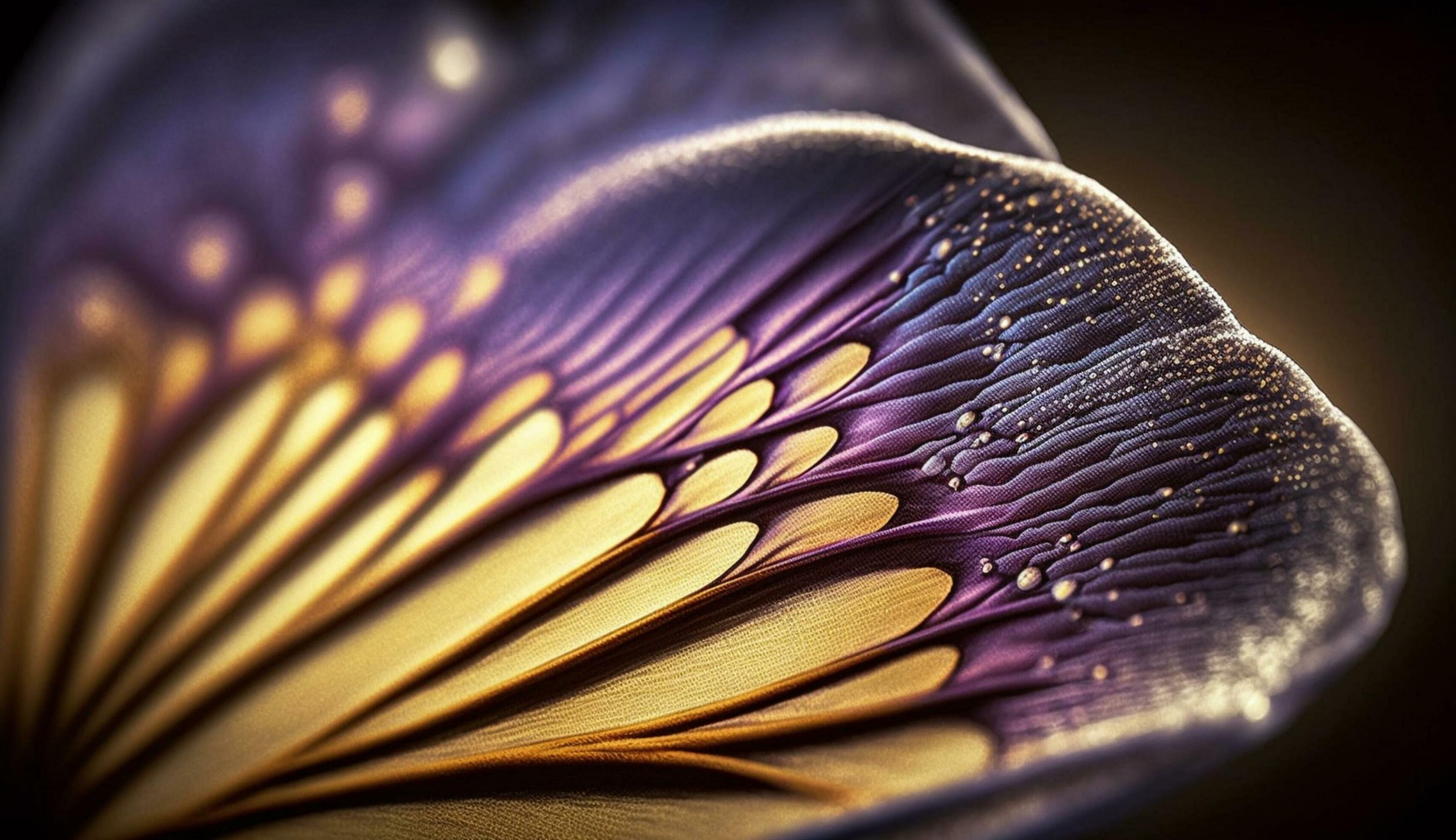 Close up of a purple flower delicate petals generated by AI Stock Free