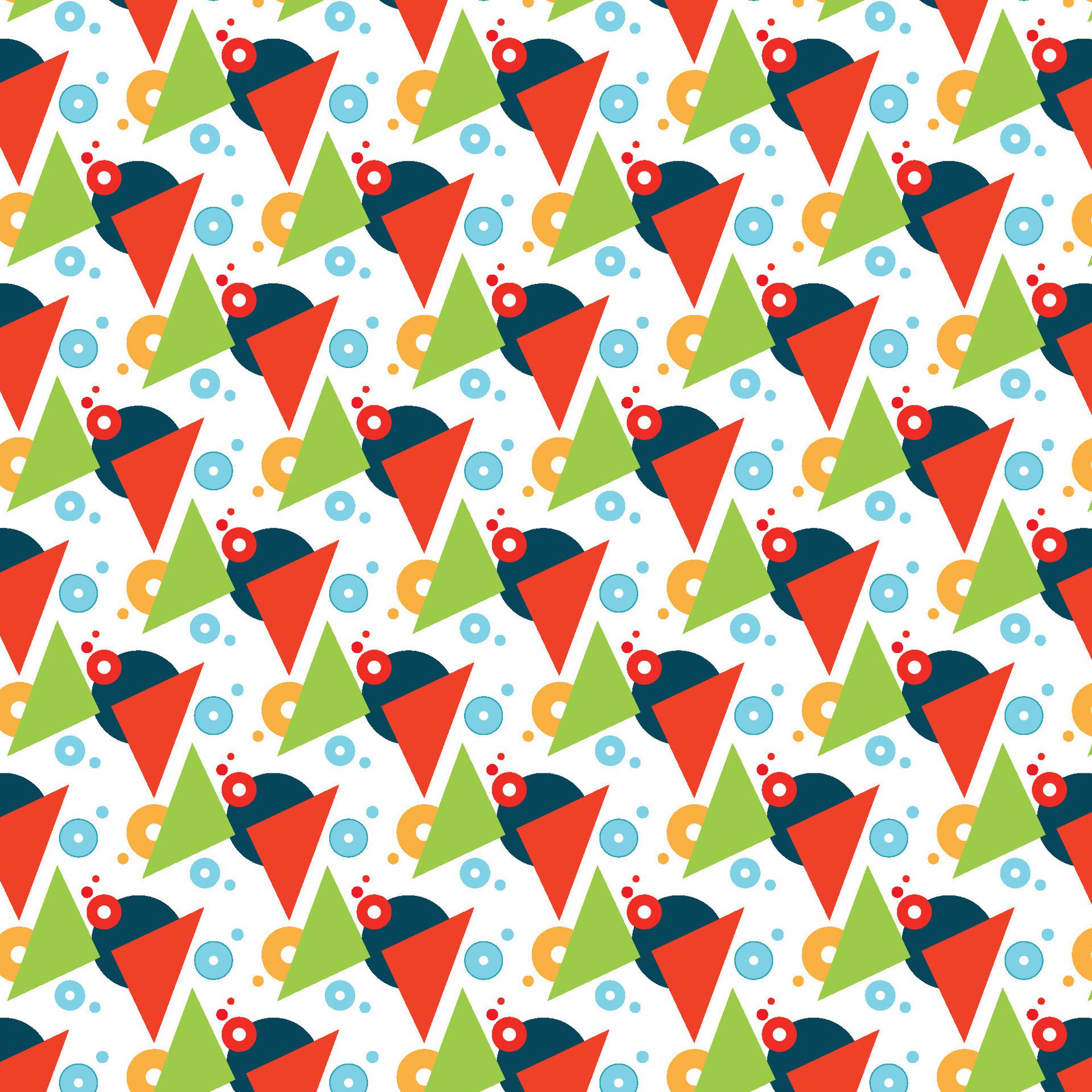 colorful geometric pattern with triangles Free Vector