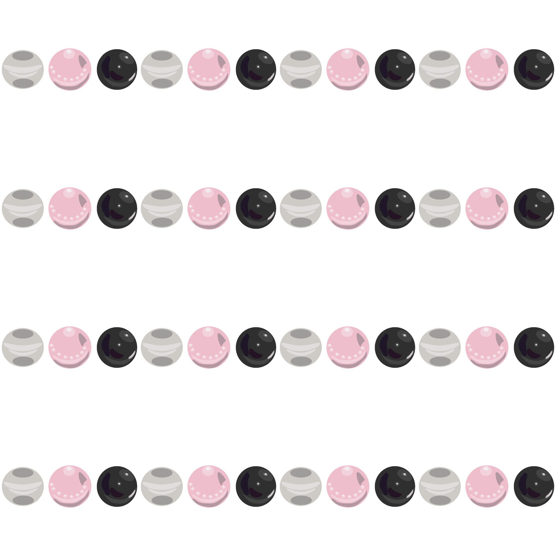 Pearl. Simple seamless pattern. illustration. Free Vector