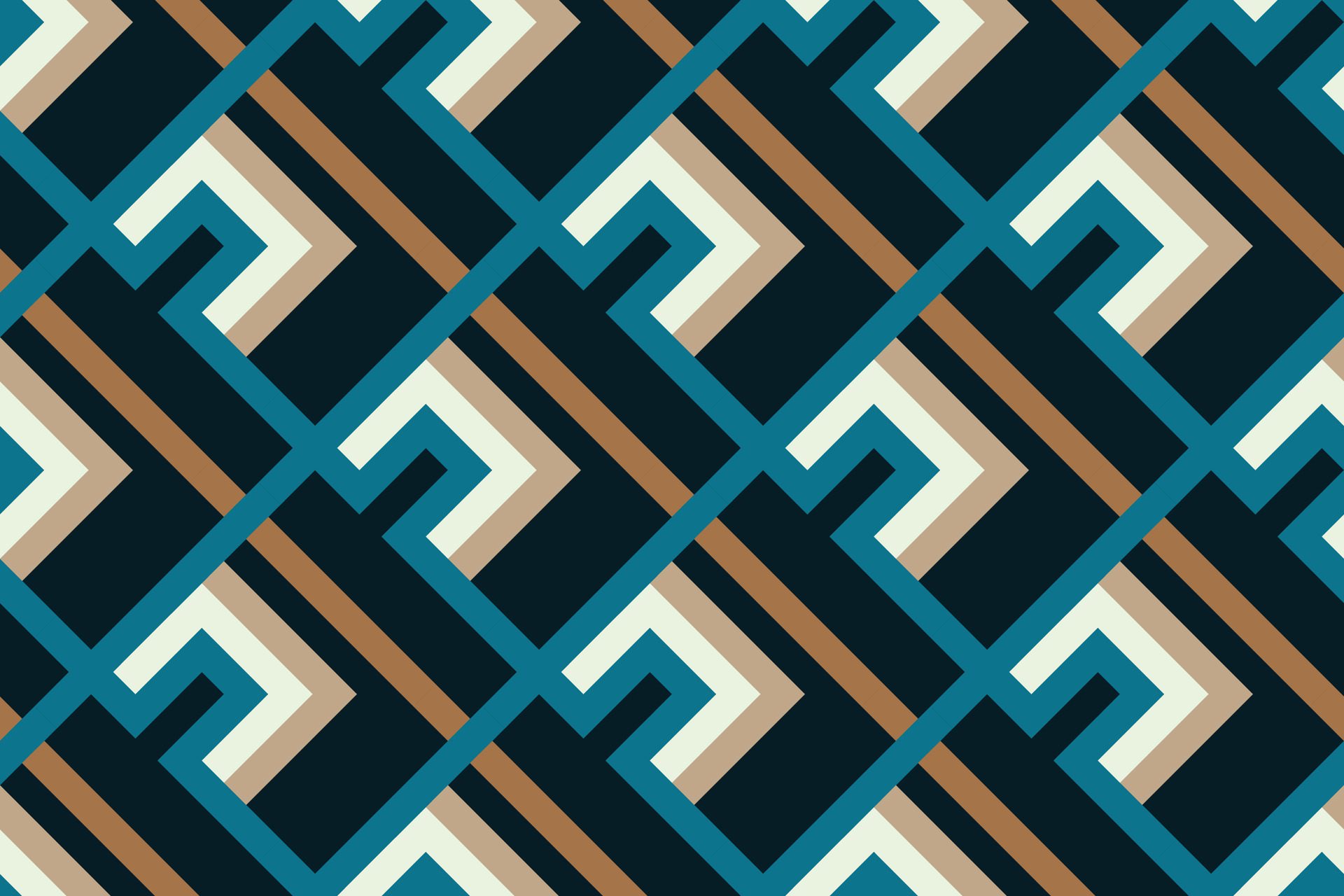 Geometric seamless pattern Free Vector