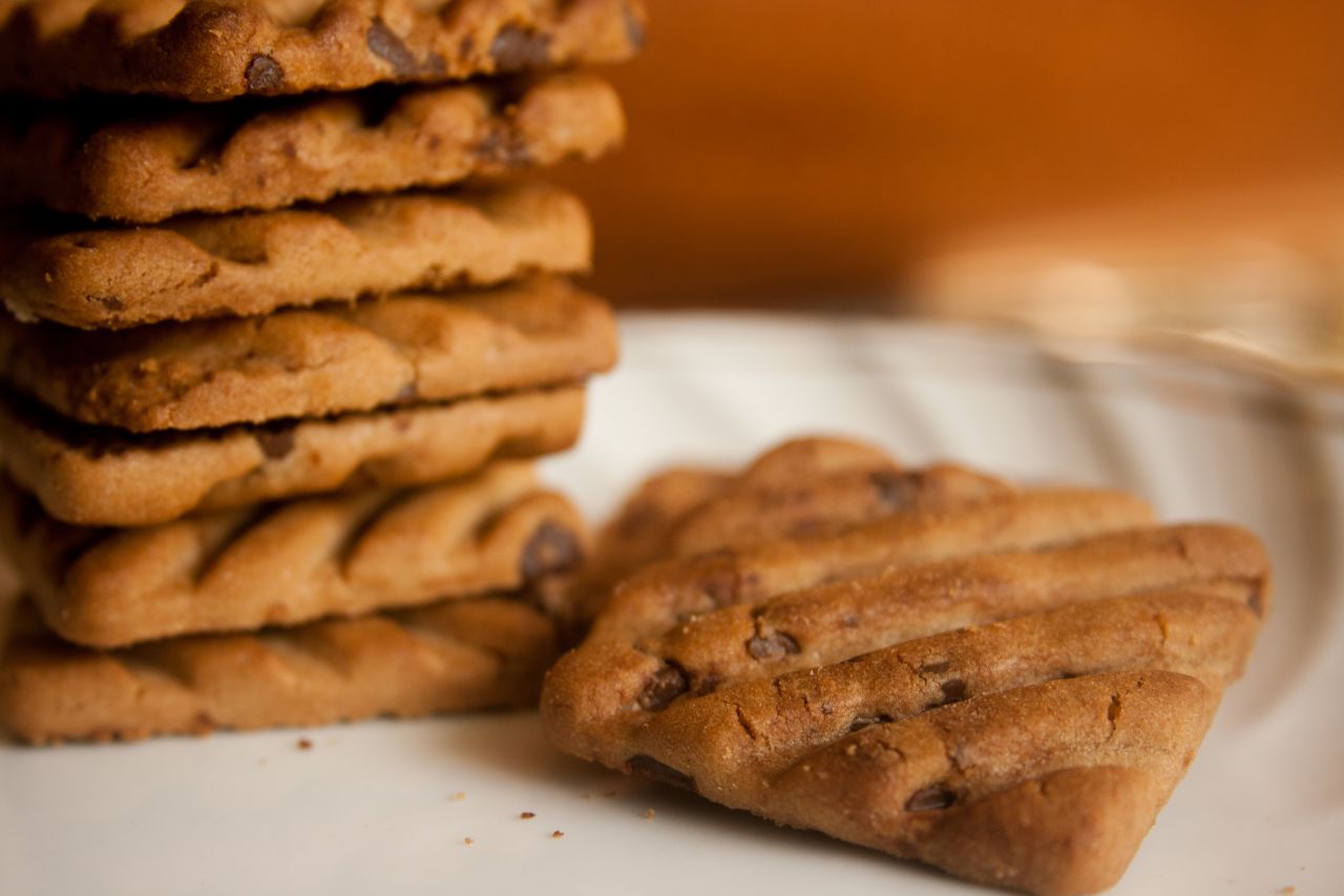 Chocolate Tasty Cookies Biscuits Stock Free