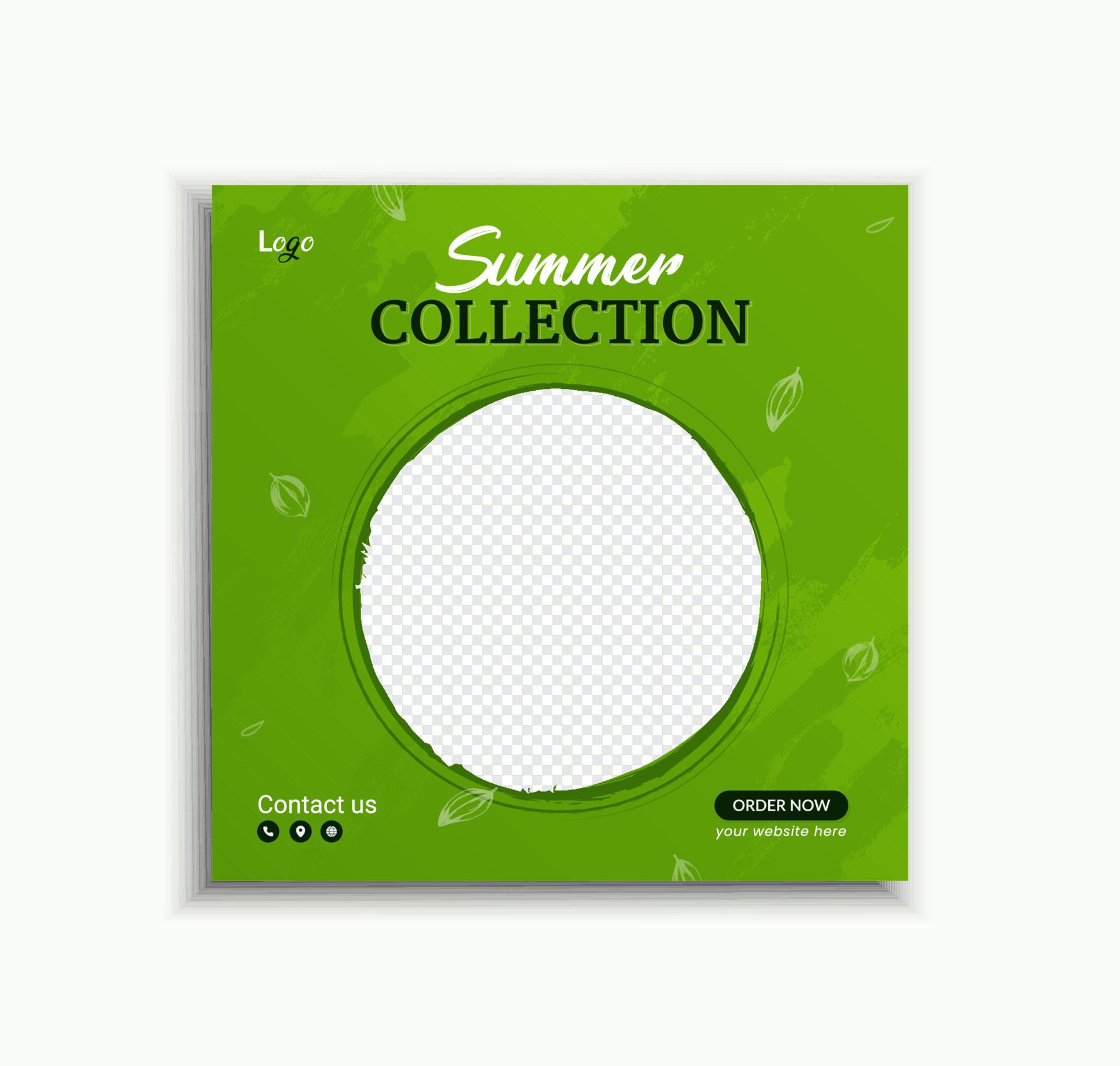 Creative summer sale collection social media post and web banner template design Free Vector