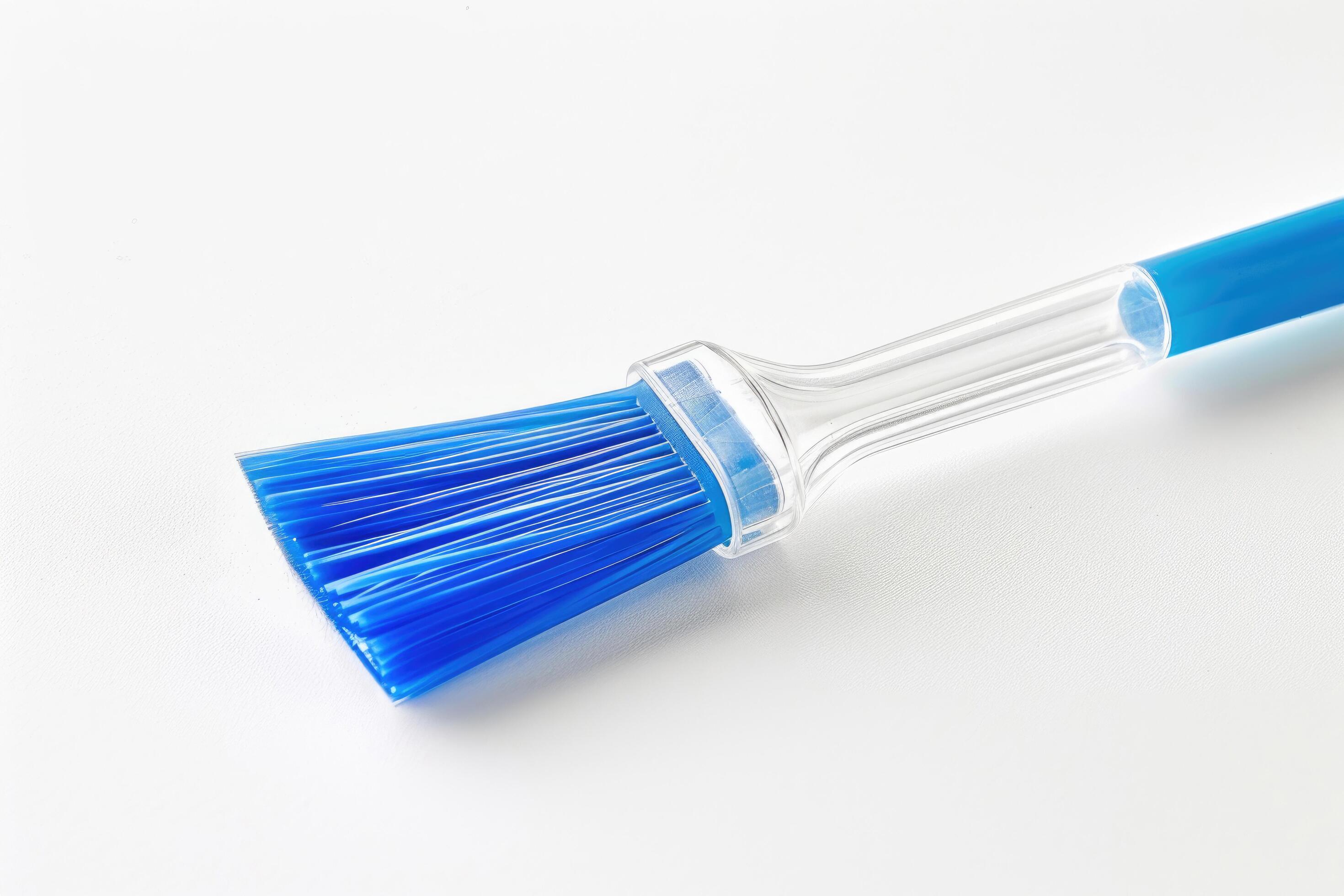 Silicone pastry brush on a white background. Stock Free