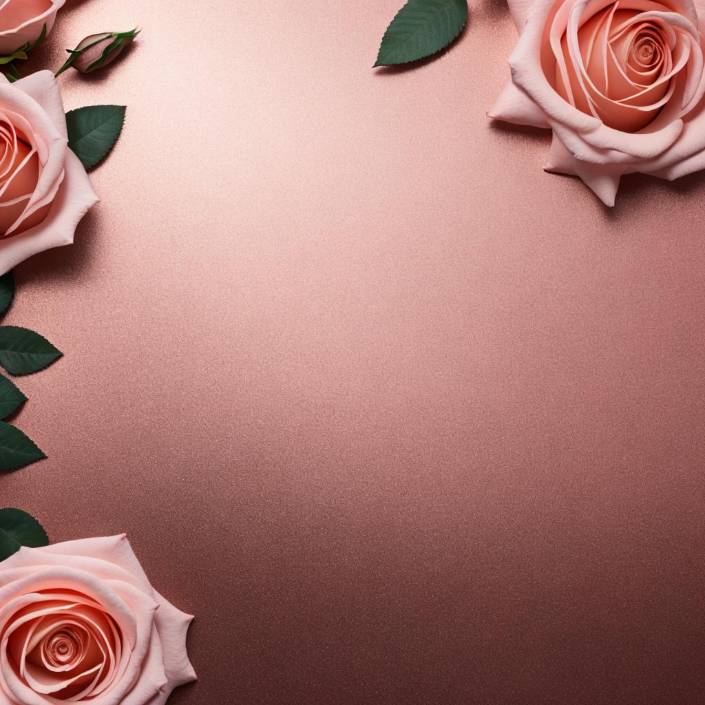 Rose gold background to by @ai_generated