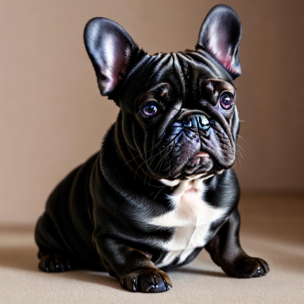 French bulldog pug Hyperrealism,Realistic by @ai_generated