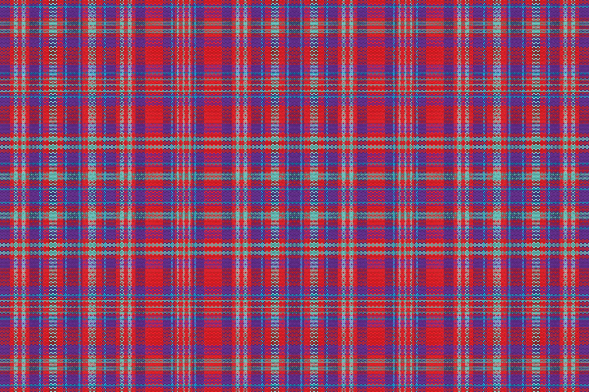 Tartan plaid pattern with texture. Free Vector