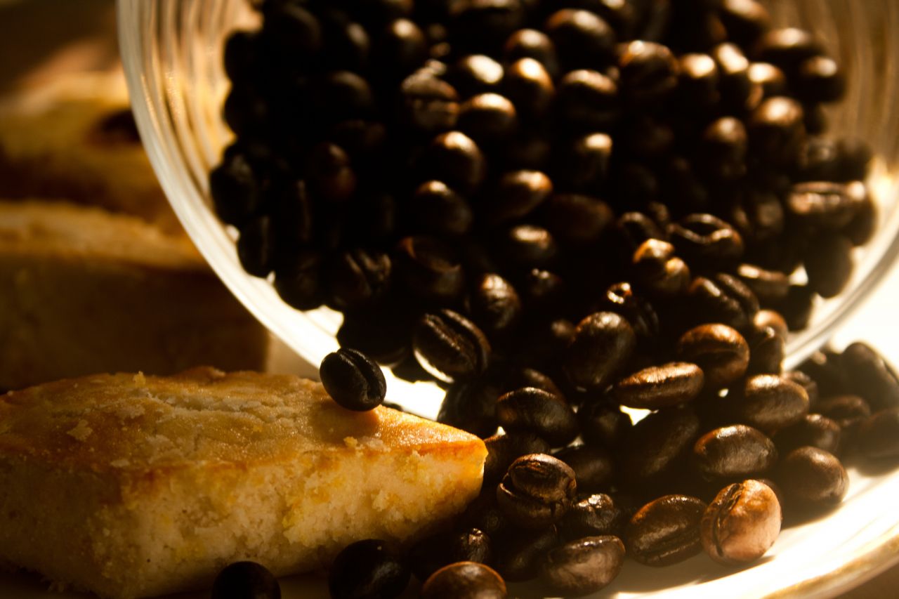 Coffee Beans Bowl Stock Free